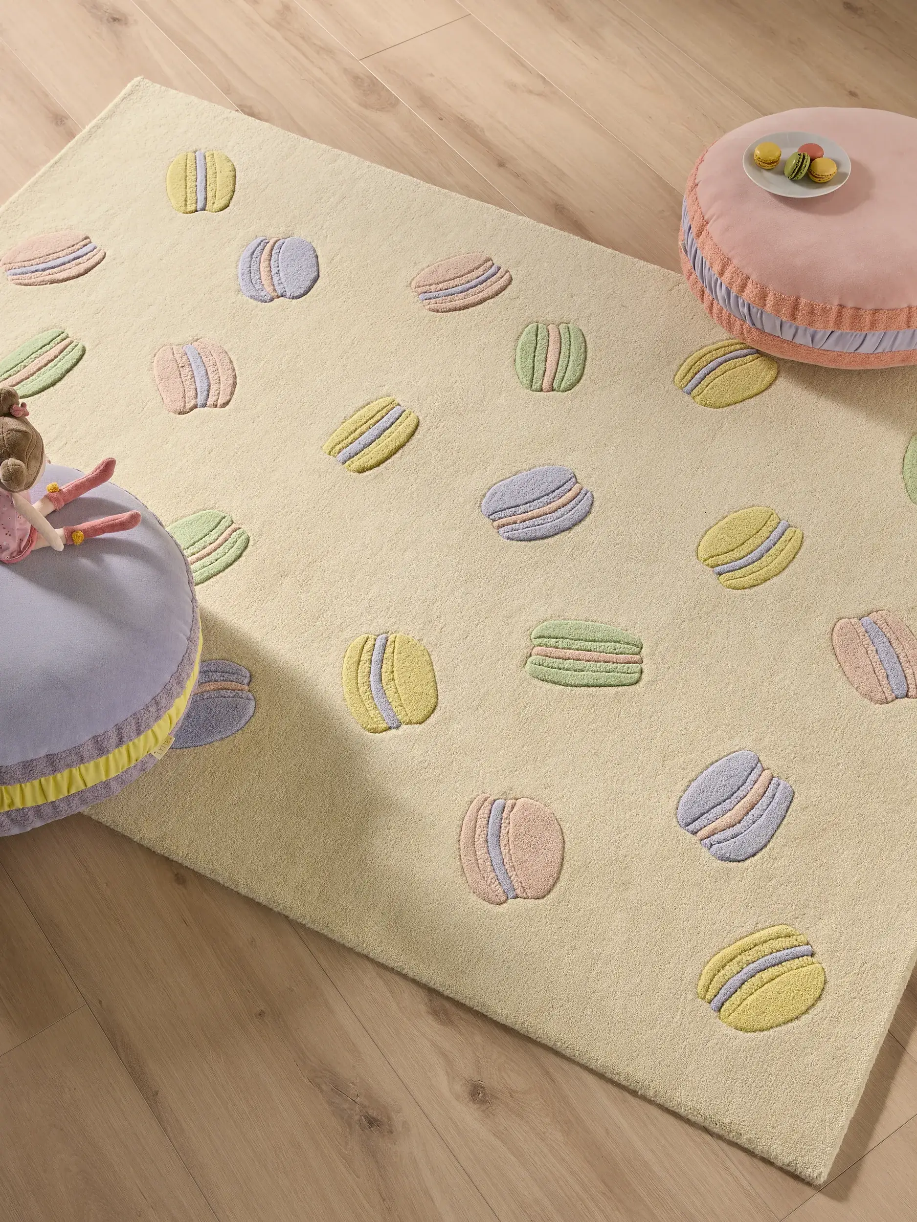 Alfombra Macaron de 100% Lana en  de Lytte