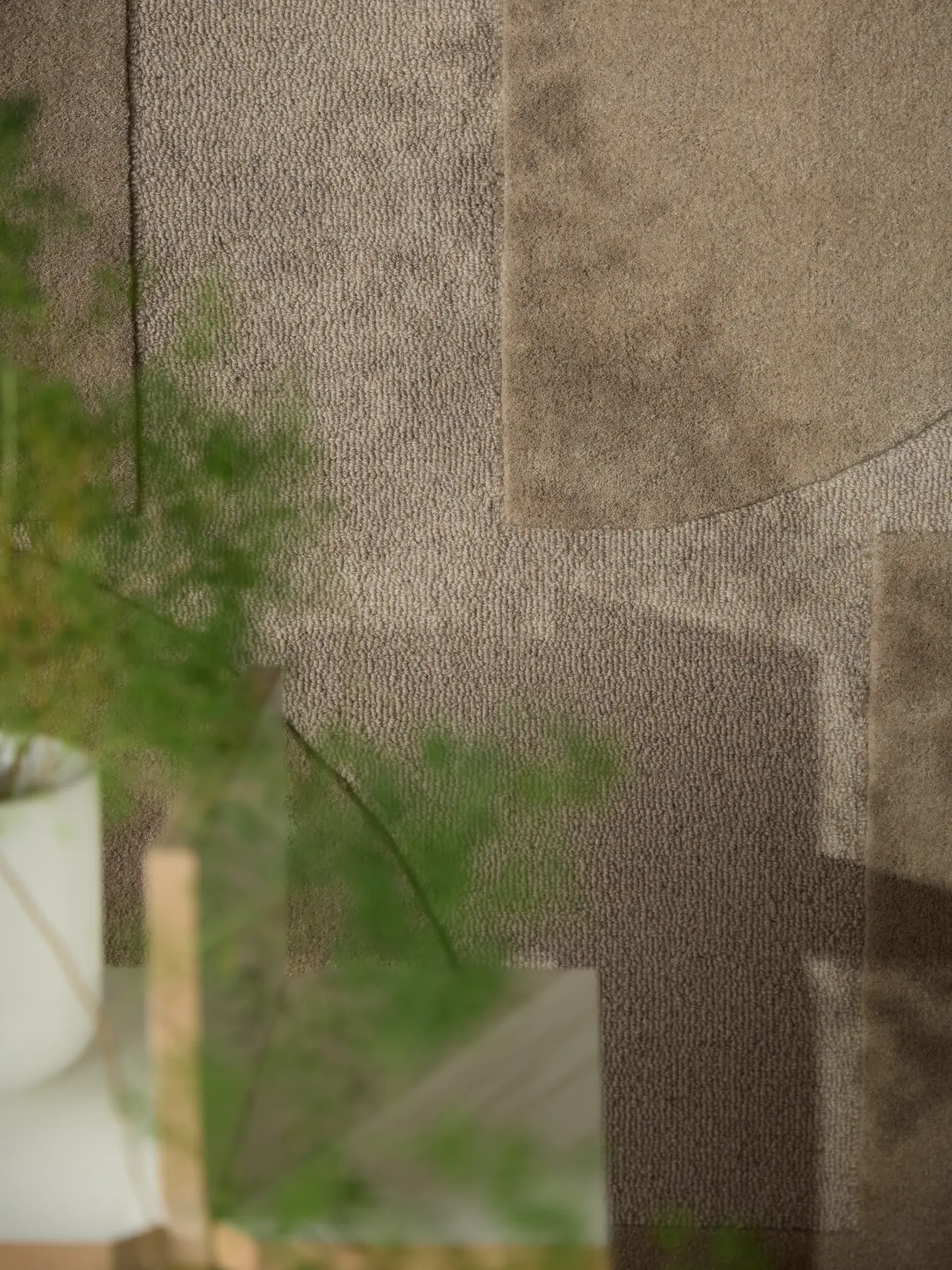 Teppich Logan aus 100% Wolle in Beige von benuta Pure