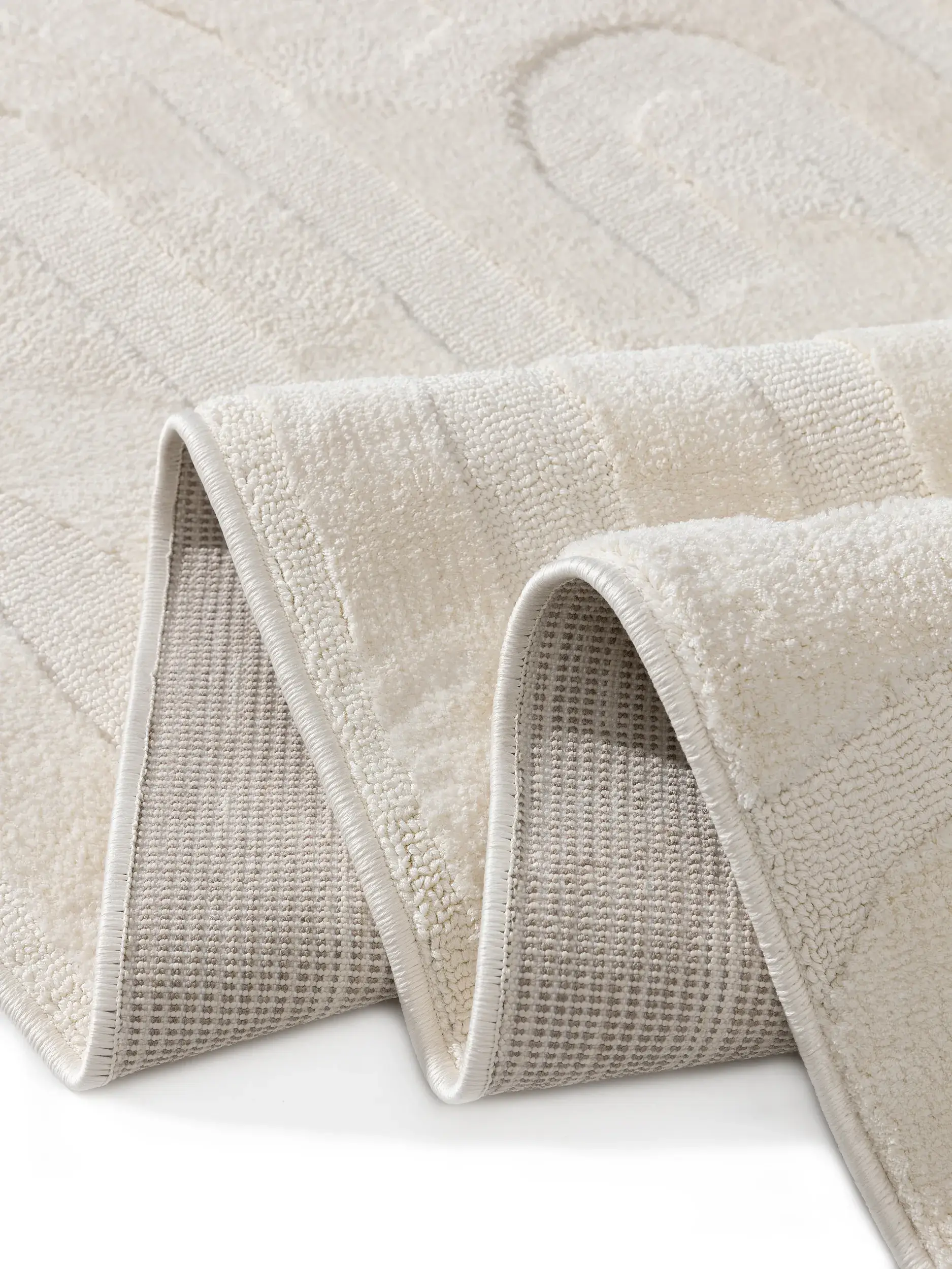 Alfombra de 100% Poliéster en Blanco con un pelo de {{Placeholder_Pile Height}} de altura de benuta POP
