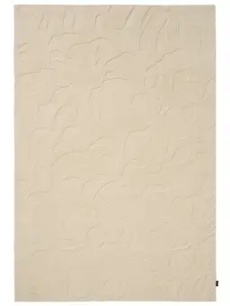 Tapis en laine Fiore Crème