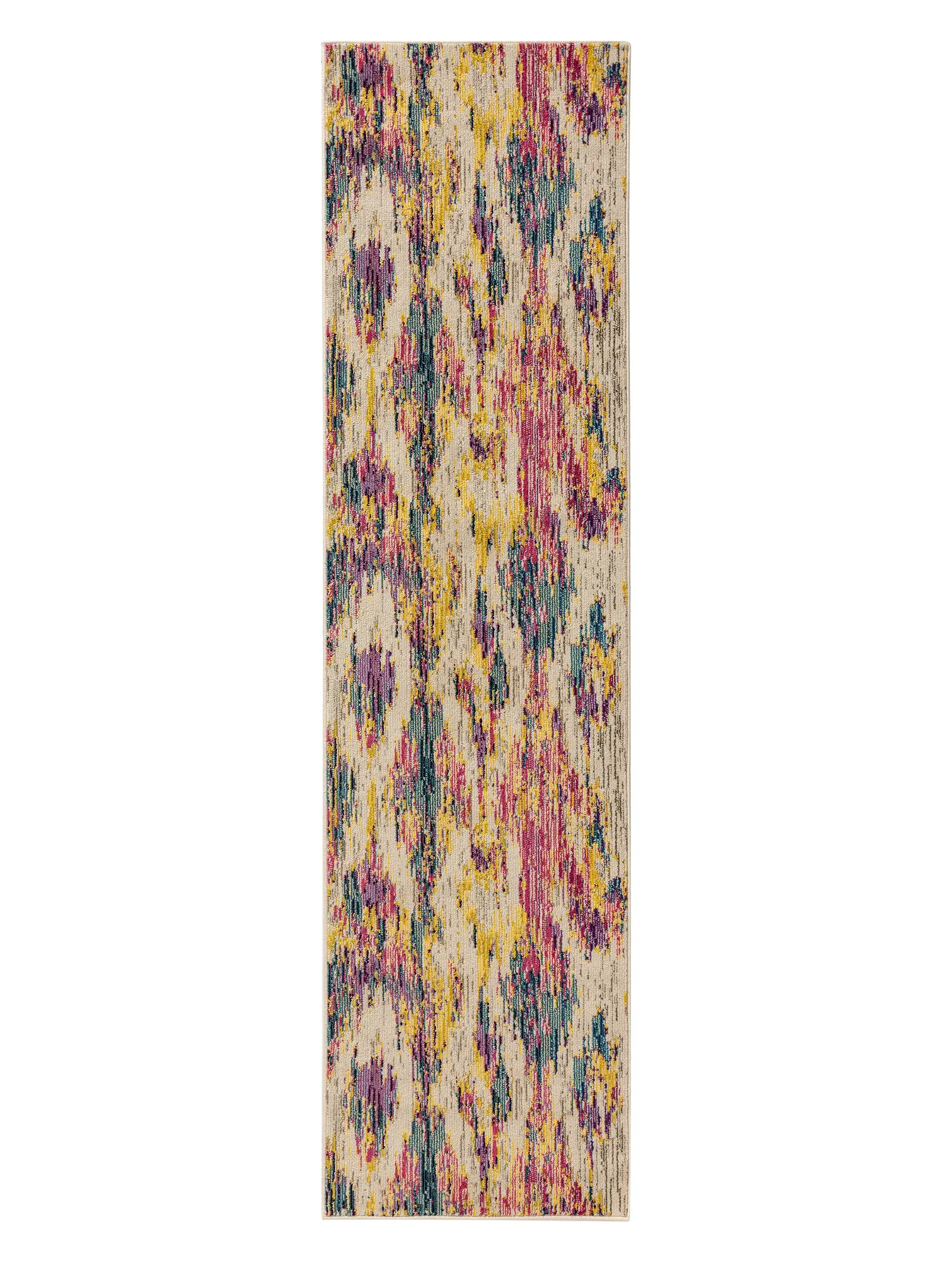 Rug made of 100% Polypropylen in Multicolour with a 100% Polypropylen high pile by benuta Nest