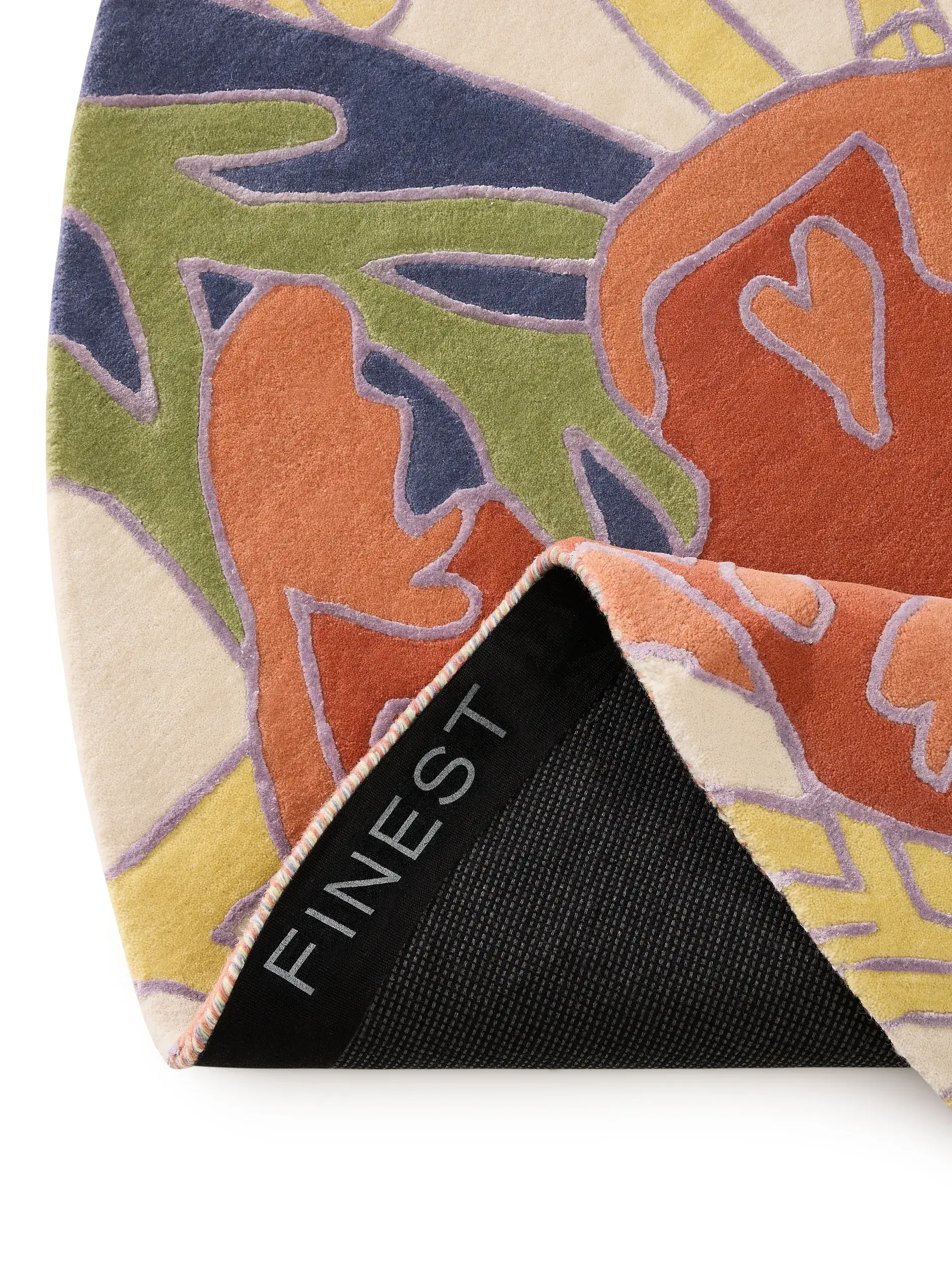 Teppich Narciso aus 80% Wolle, 20% Lyocell (TENCEL™) in  von benuta Finest