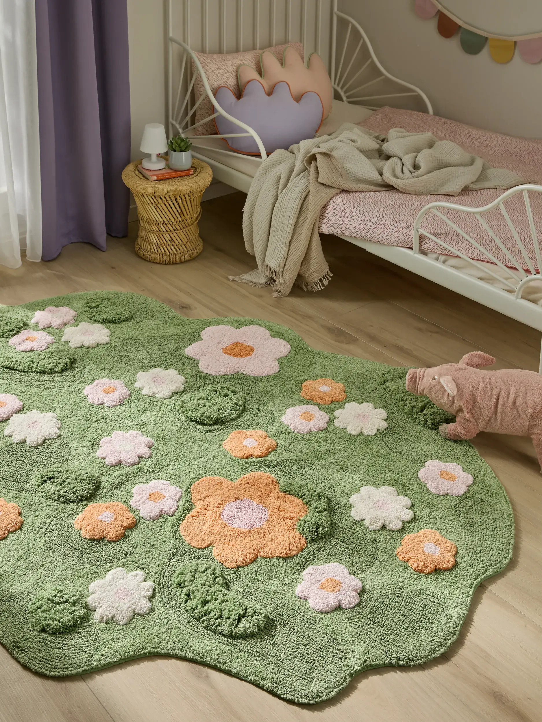 Rug Sebastian made of 100% Cotton (recycled) in  by Lytte