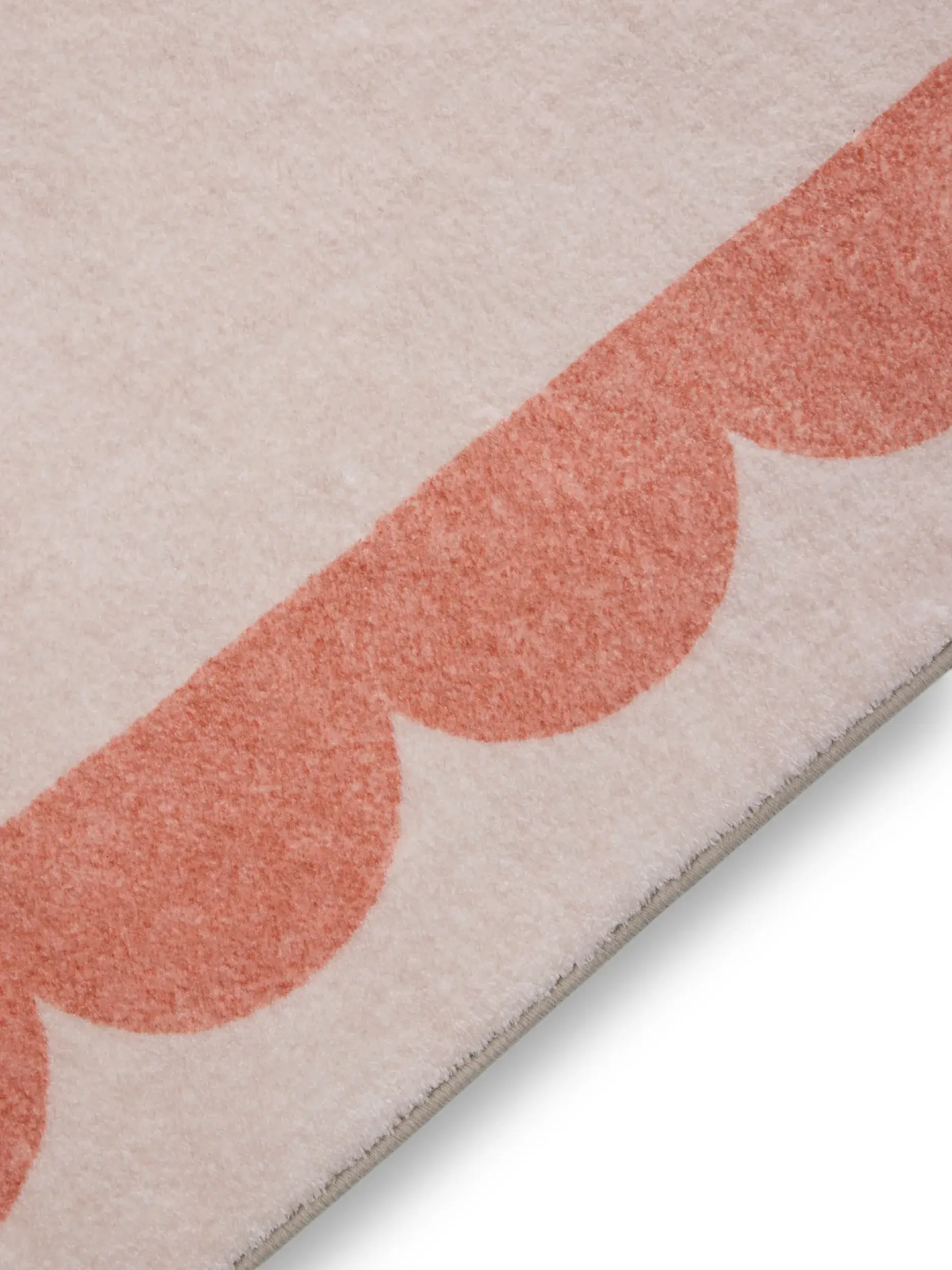 Rug made of 100% Polyester in Orange with a 100% Polyester high pile by benuta Pop