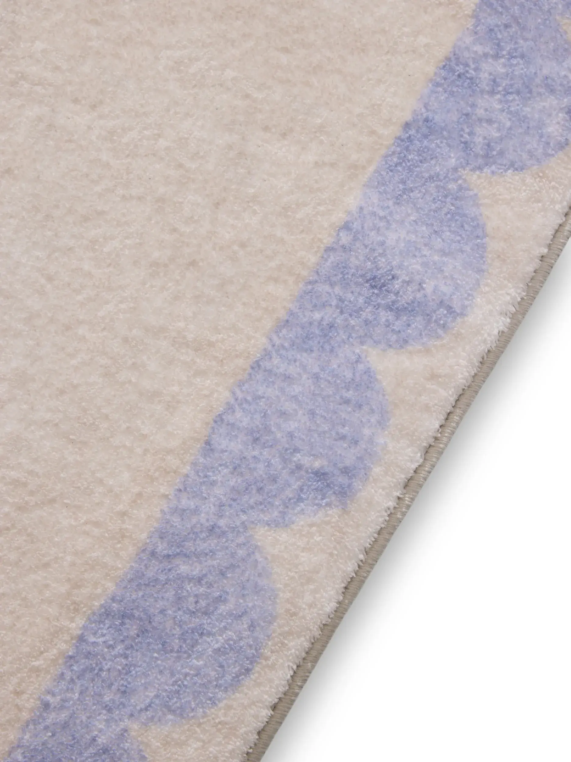 Bath Rug Frame Purple in Frame design made of 100% Polyester by benuta Pop