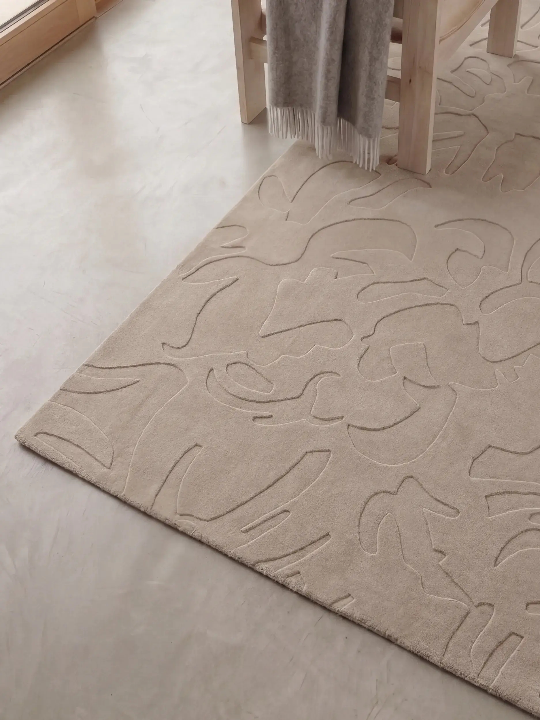 Tapis Fiore en 100% Laine (50% de Nouvelle-Zélande) en  de benuta Finest
