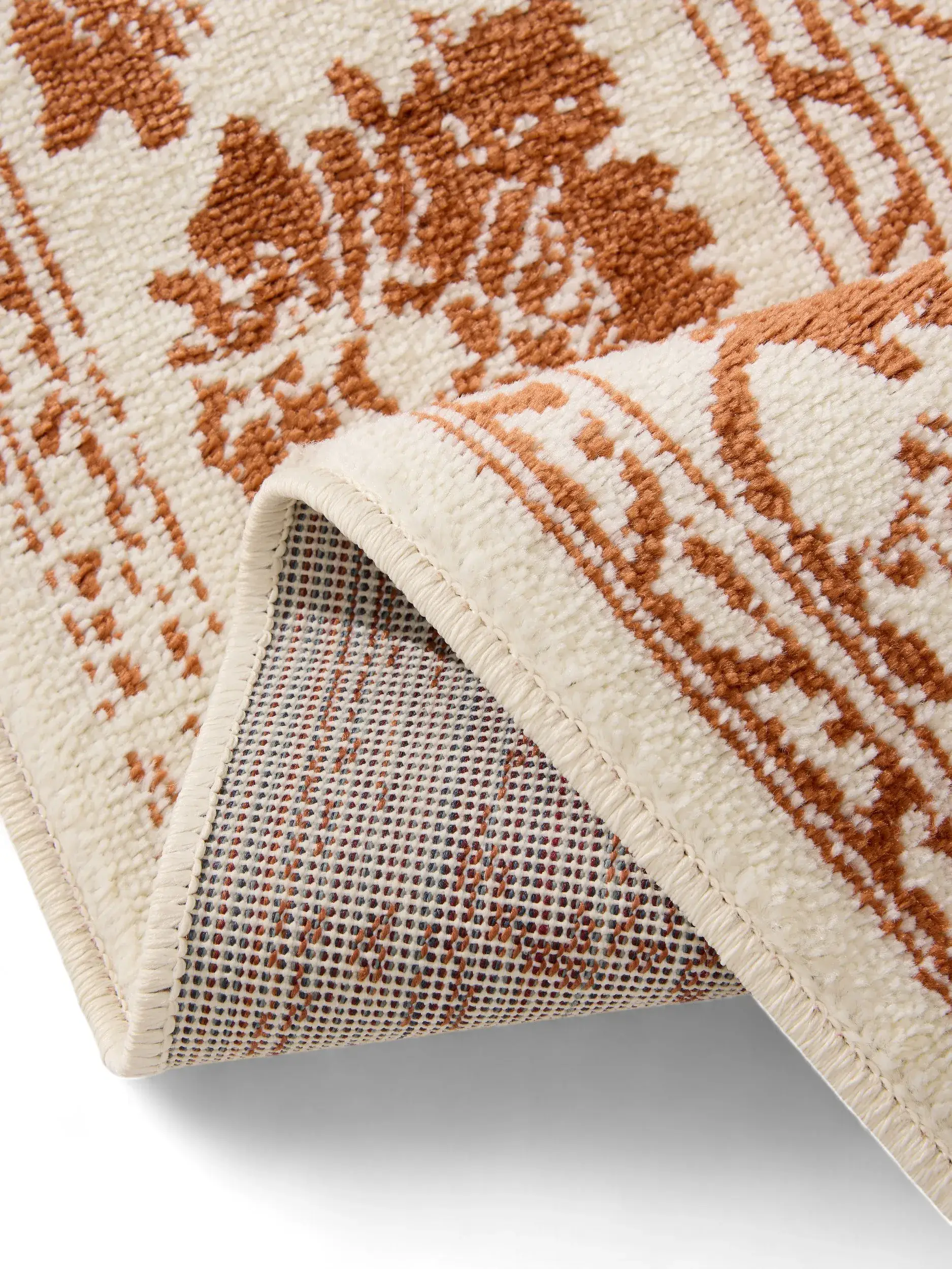 Rug made of 100% Polypropylen in Beige with a 100% Polypropylen high pile by benuta Basic
