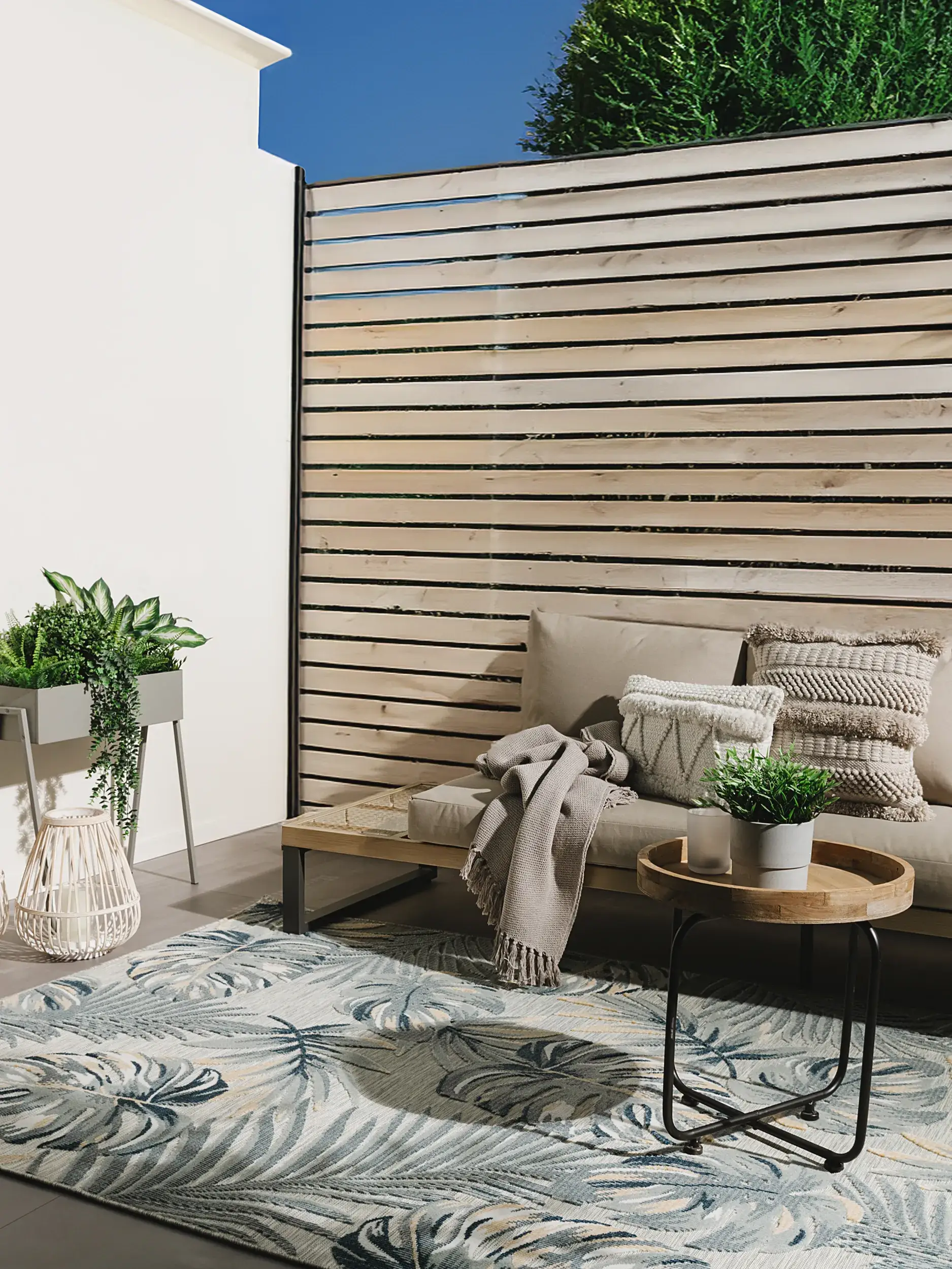 Rug made of 100% Polypropylen in Multicolour with a 100% Polypropylen high pile by benuta Basic