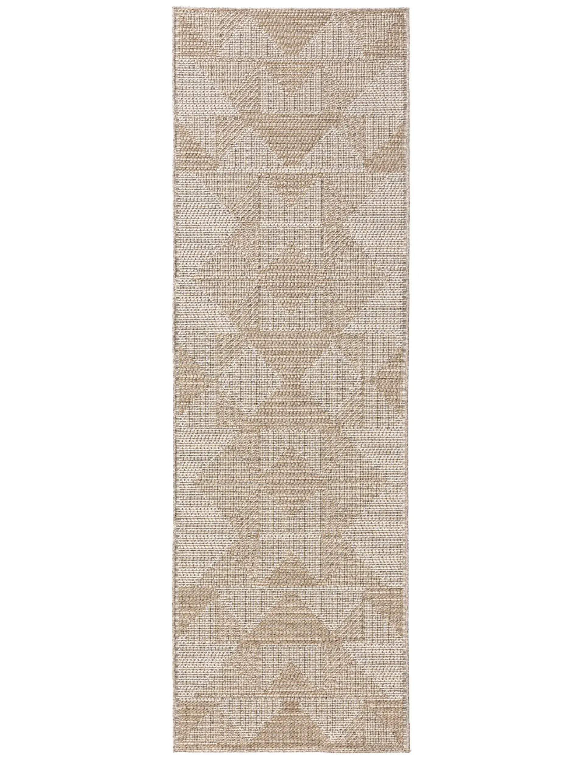 Rug made of 100% Polypropylen in White with a 100% Polypropylen high pile by benuta Nest