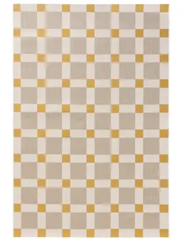 Inom- och utomhusmatta Vega Beige/gul