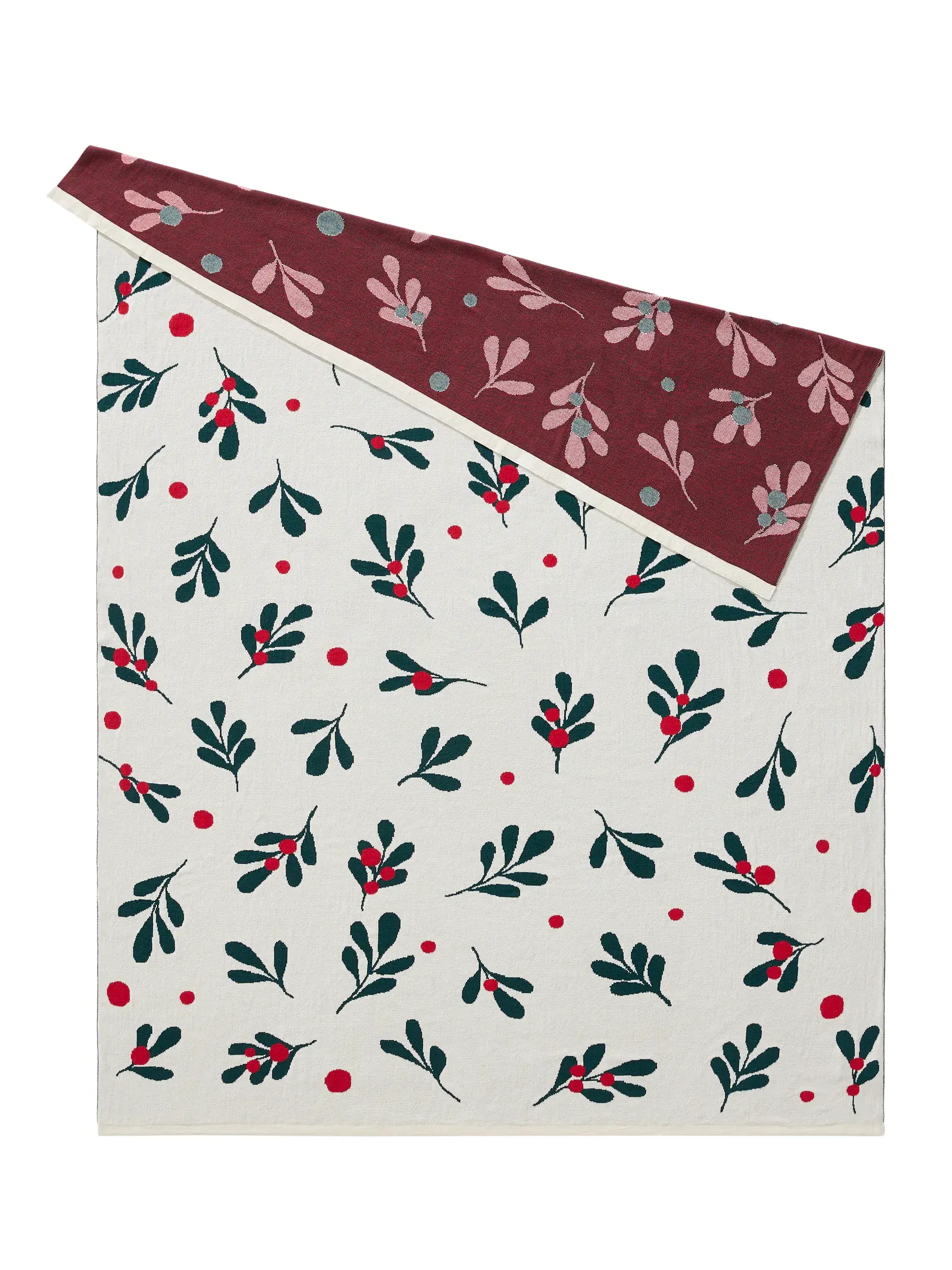 Weihnachtsdecke Nordic Cream von benuta