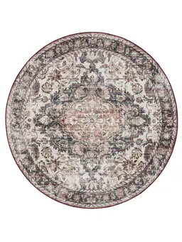 Tapis lavable George Multicouleur/Rouge