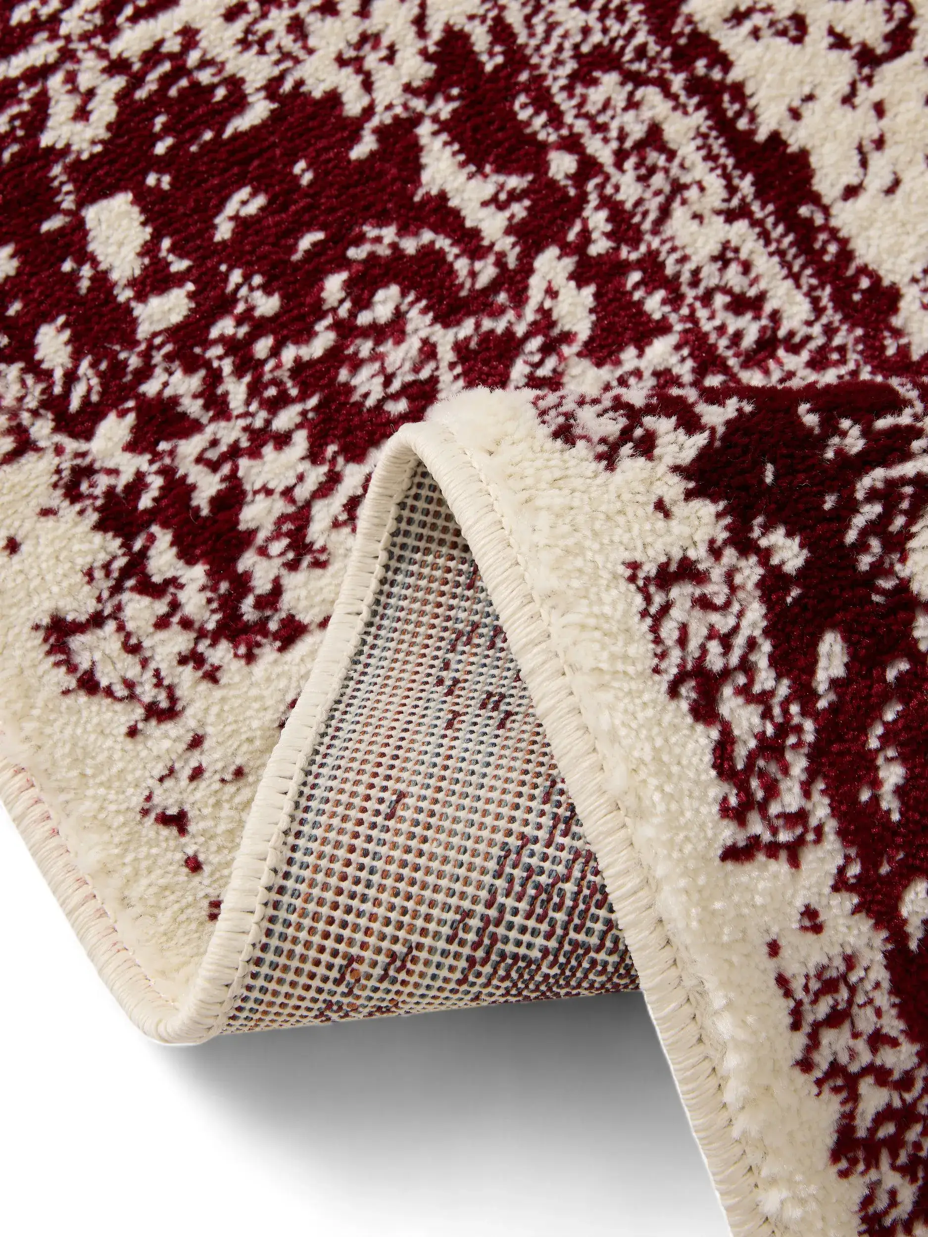 Rug made of 100% Polypropylen in Beige with a 100% Polypropylen high pile by benuta Basic