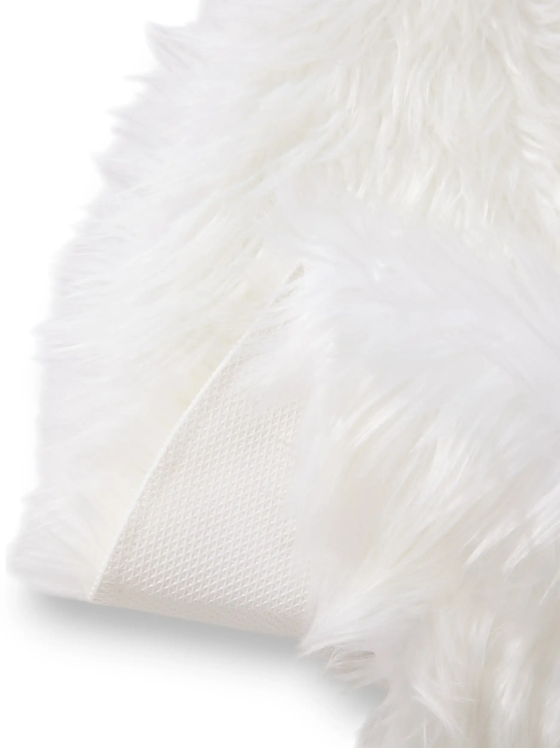 Koberec z 70% Polyacryl, 30% Polyester v Weiß s vlasem výšky 70% Polyacryl, 30% Polyester od benuta Pop