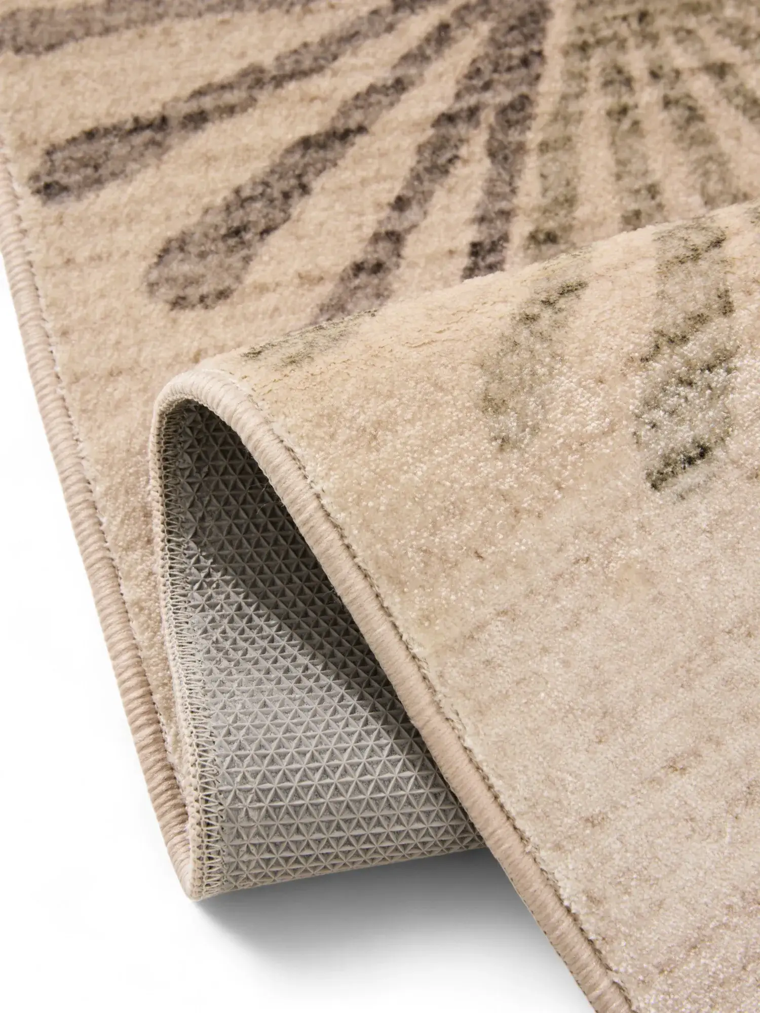 Teppe av 100% Polyester i Beige med 100% Polyester høy lugg fra benuta Nest