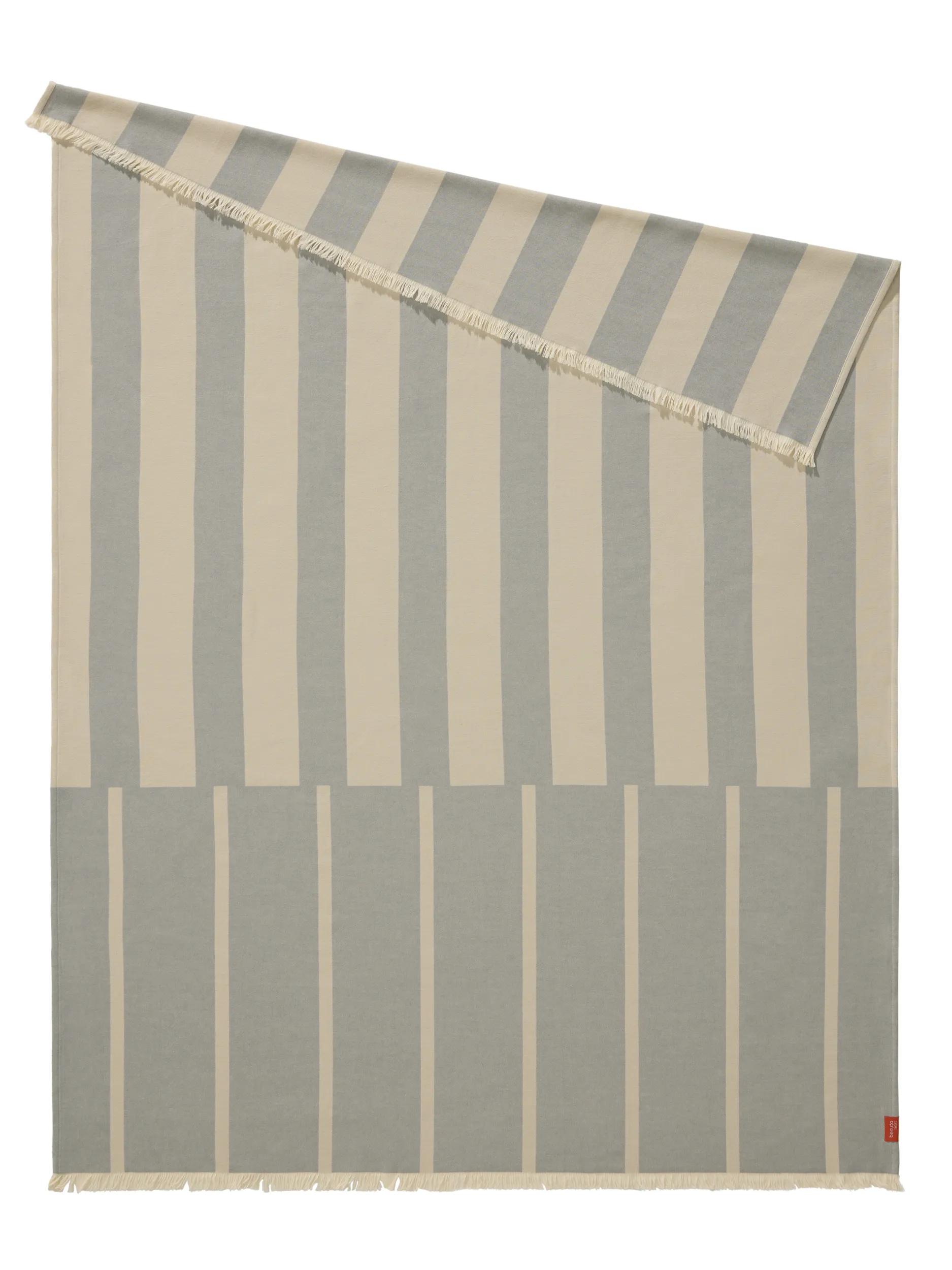 benuta Nest - Baumwolldecke Reed Grau 130x170 cm 4069068054246