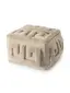 Handmade Wool Pouf Minos Cream