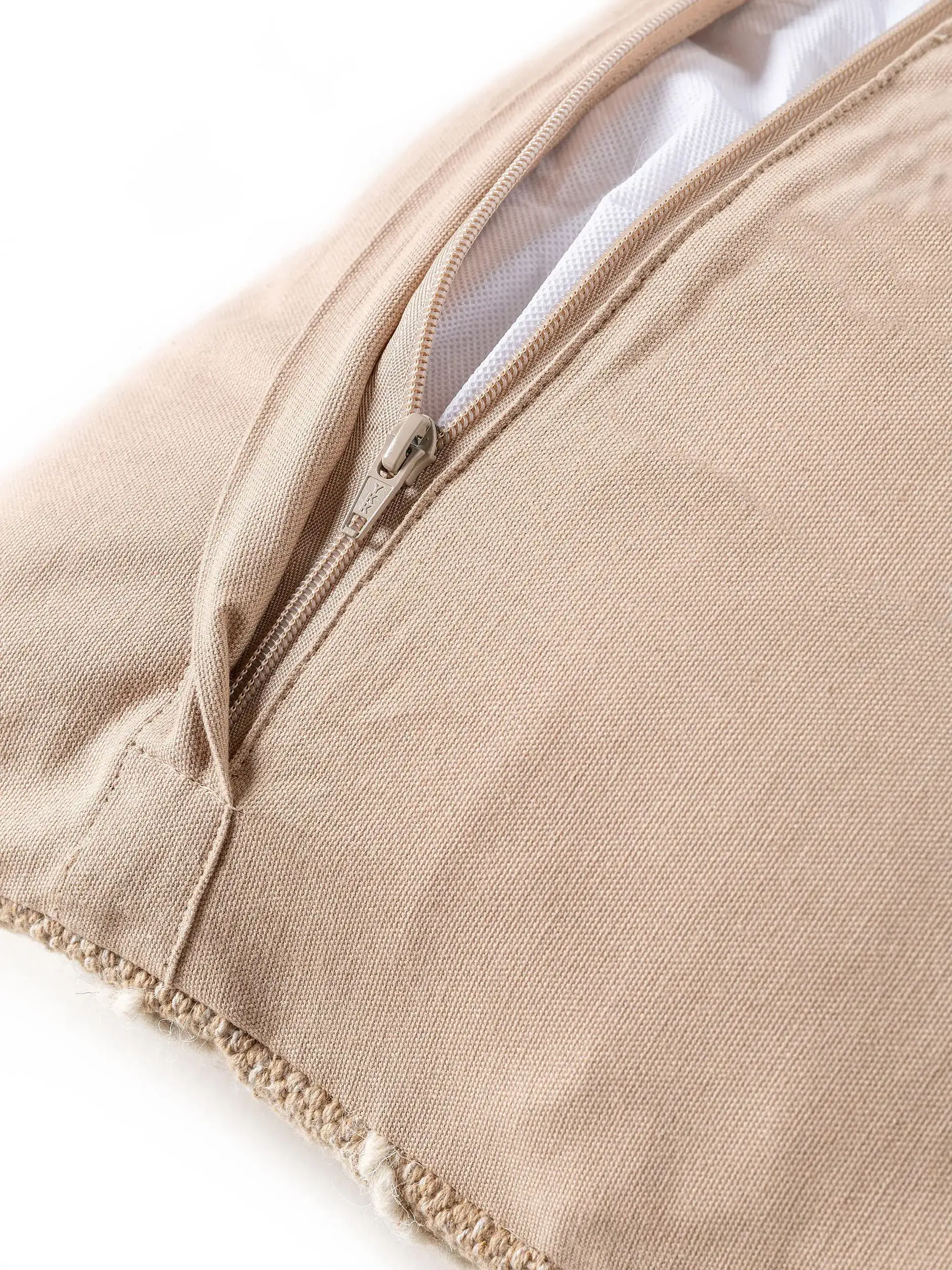 Kissenbezug Sydney Beige von benuta Pure