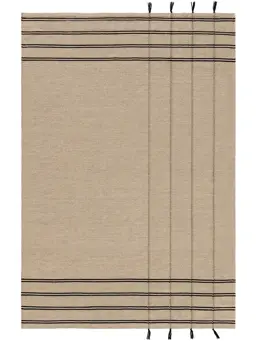 Wool Rug Kambiz Beige/Black