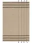 Wollteppich Kambiz Beige/Schwarz