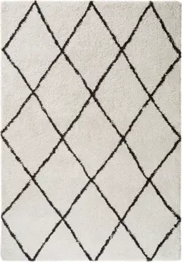 Shaggy rug Gobi Cream