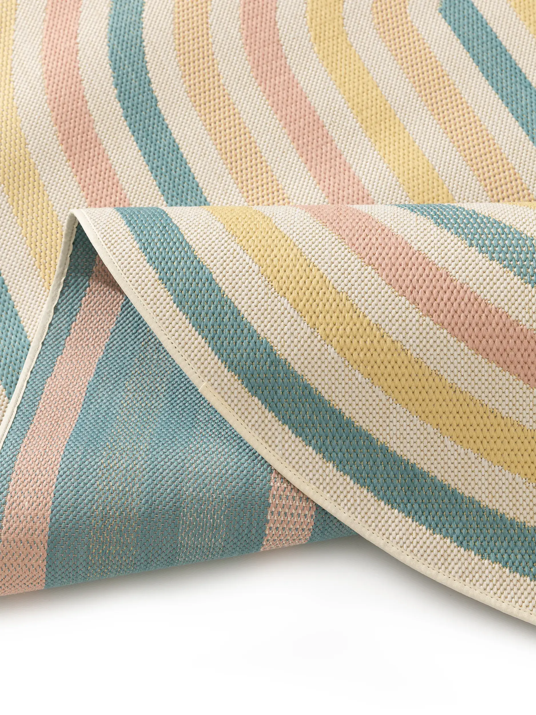 Teppich aus 100% Polypropylen in Multicolor mit 100% Polypropylen hohem Flor von benuta Pop