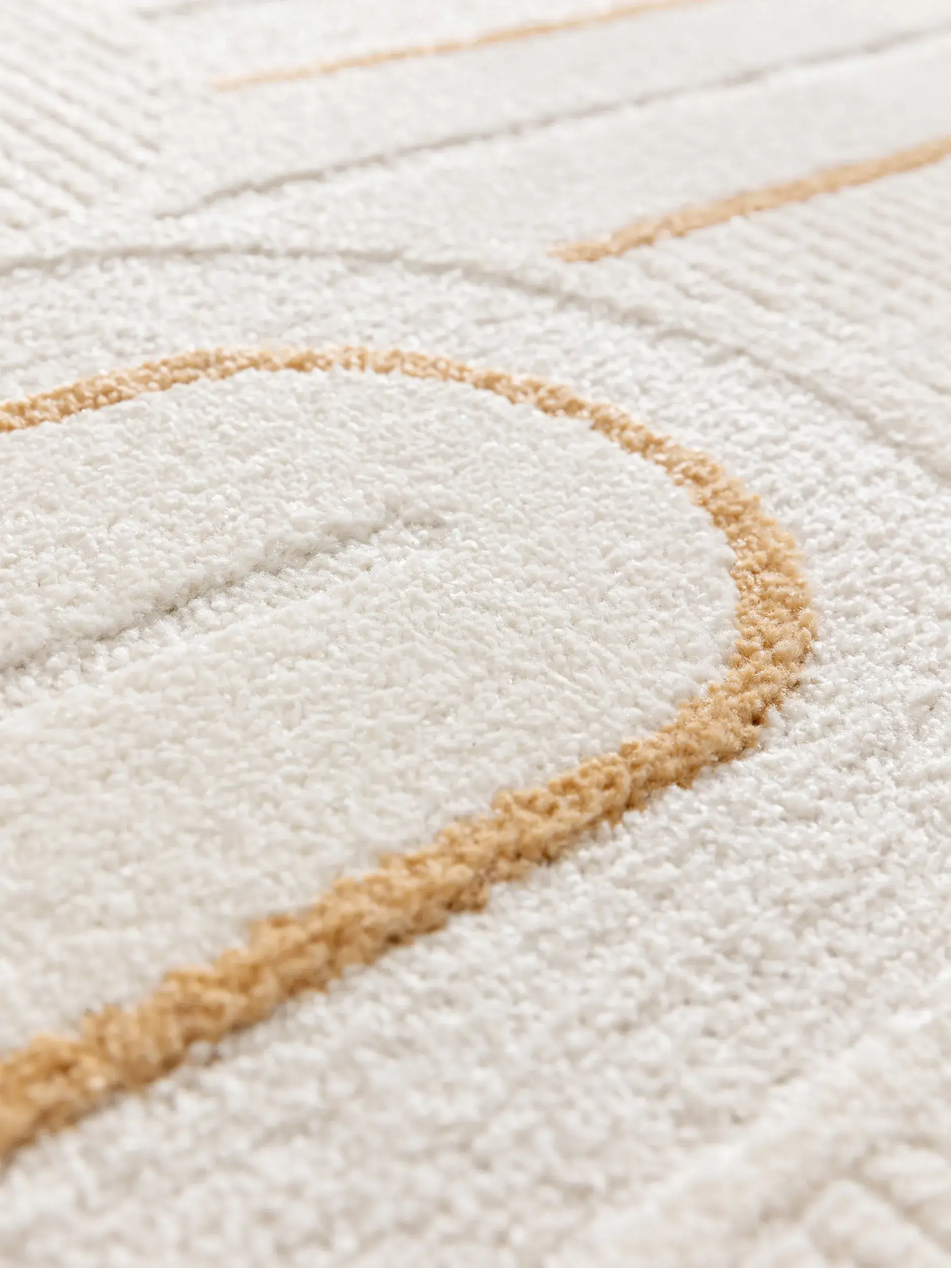 Alfombra de 80% Polipropileno, 20% Poliéster en Beige con un pelo de {{Placeholder_Pile Height}} de altura de benuta POP