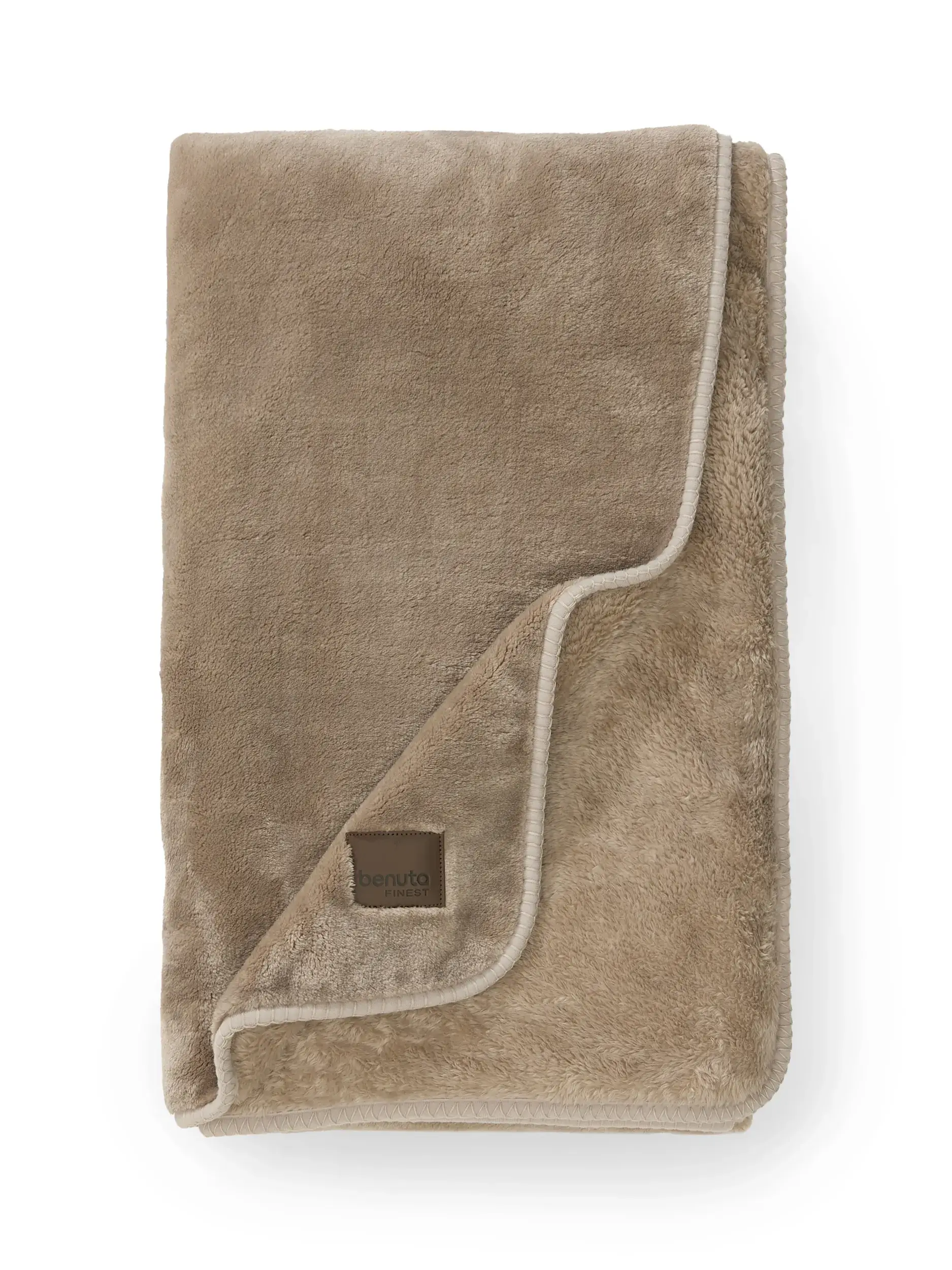 Couverture Lux Taupe de benuta