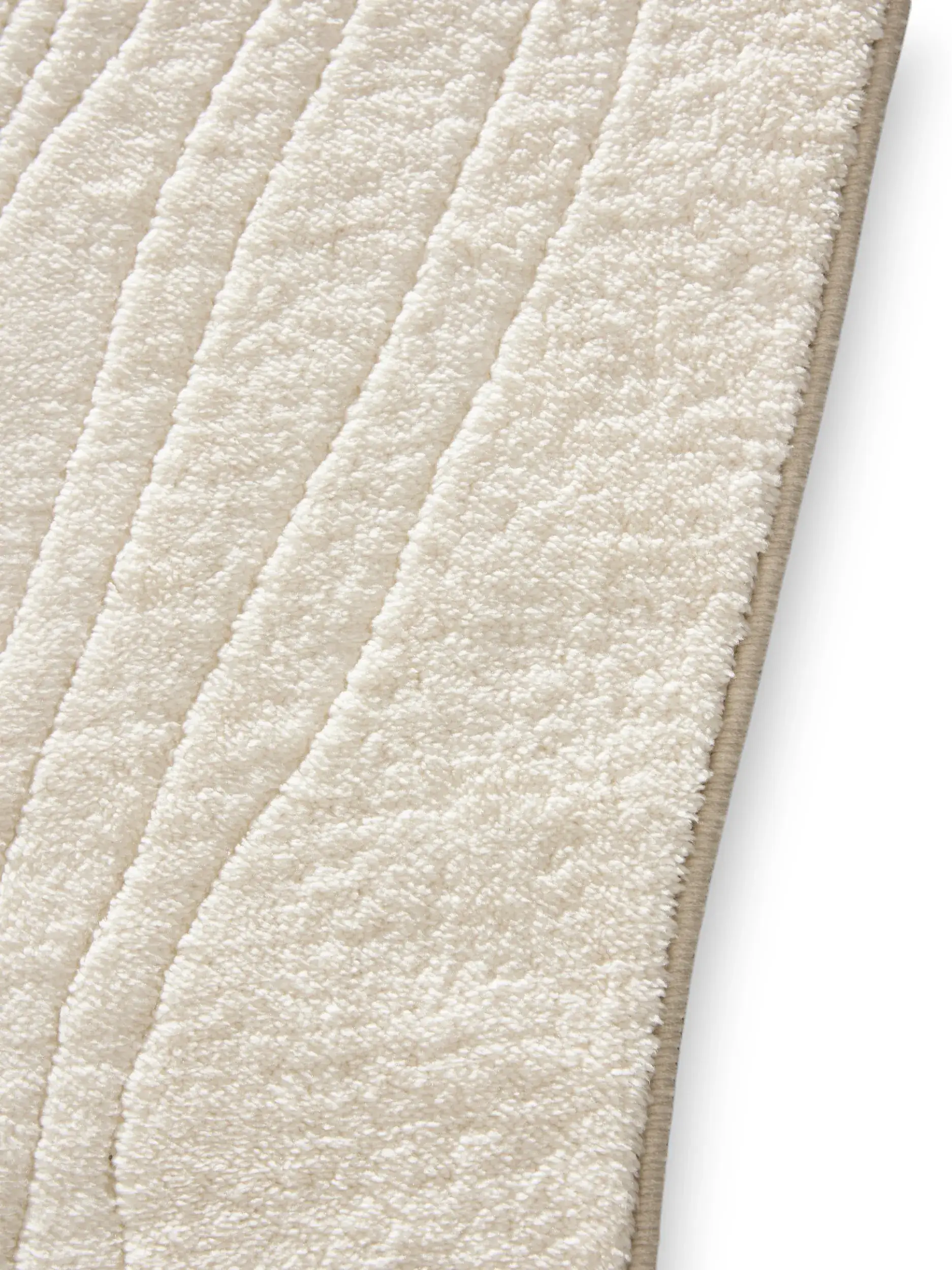 Tapete de 100% Polyester em Beige com pelo de 100% Polyester de altura da benuta Pop