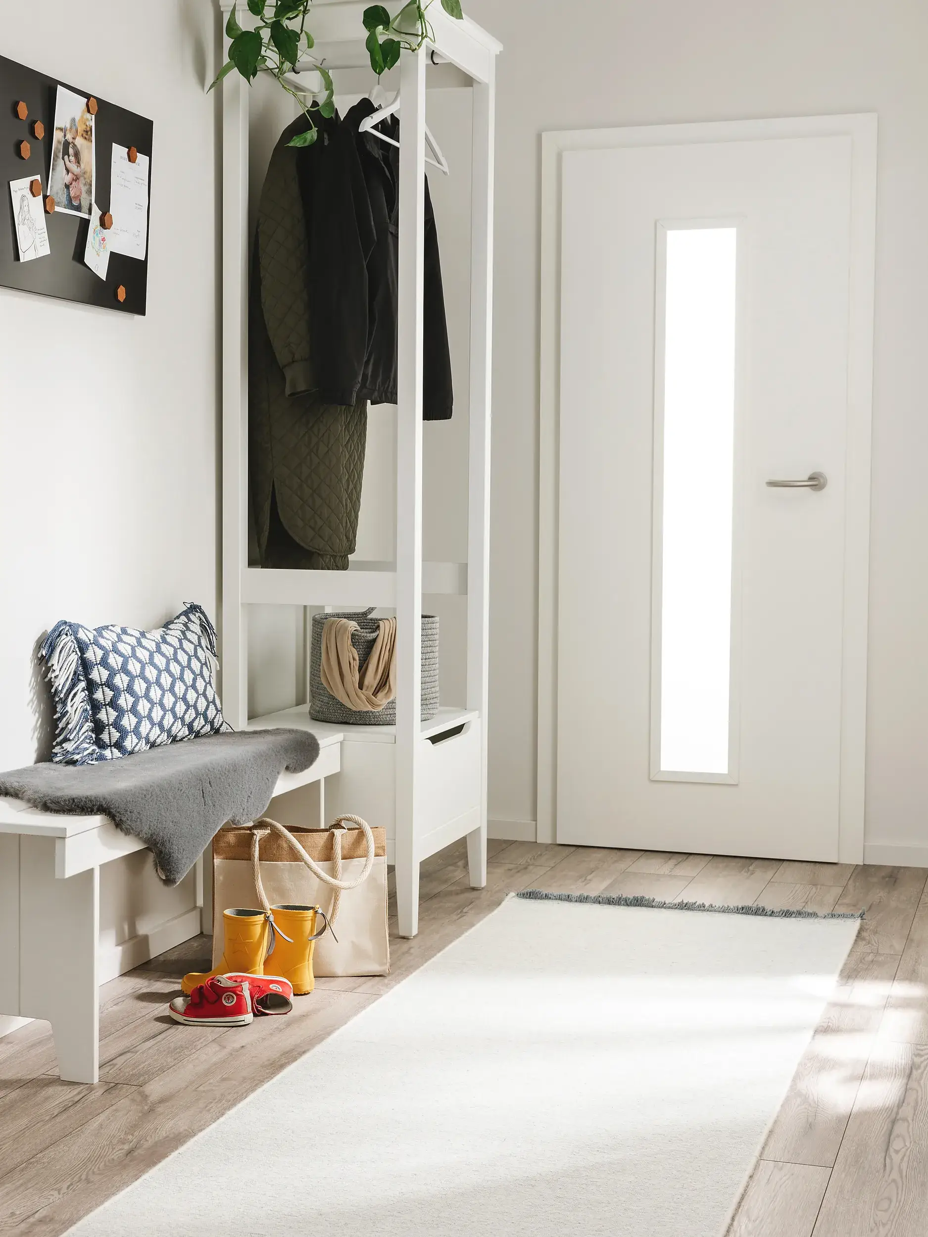 Teppich aus 70% Wolle, 30% Baumwolle in Blau mit 70% Wolle, 30% Baumwolle hohem Flor von benuta Nest