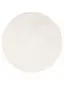 Viskoseteppich rund Nela Ivory