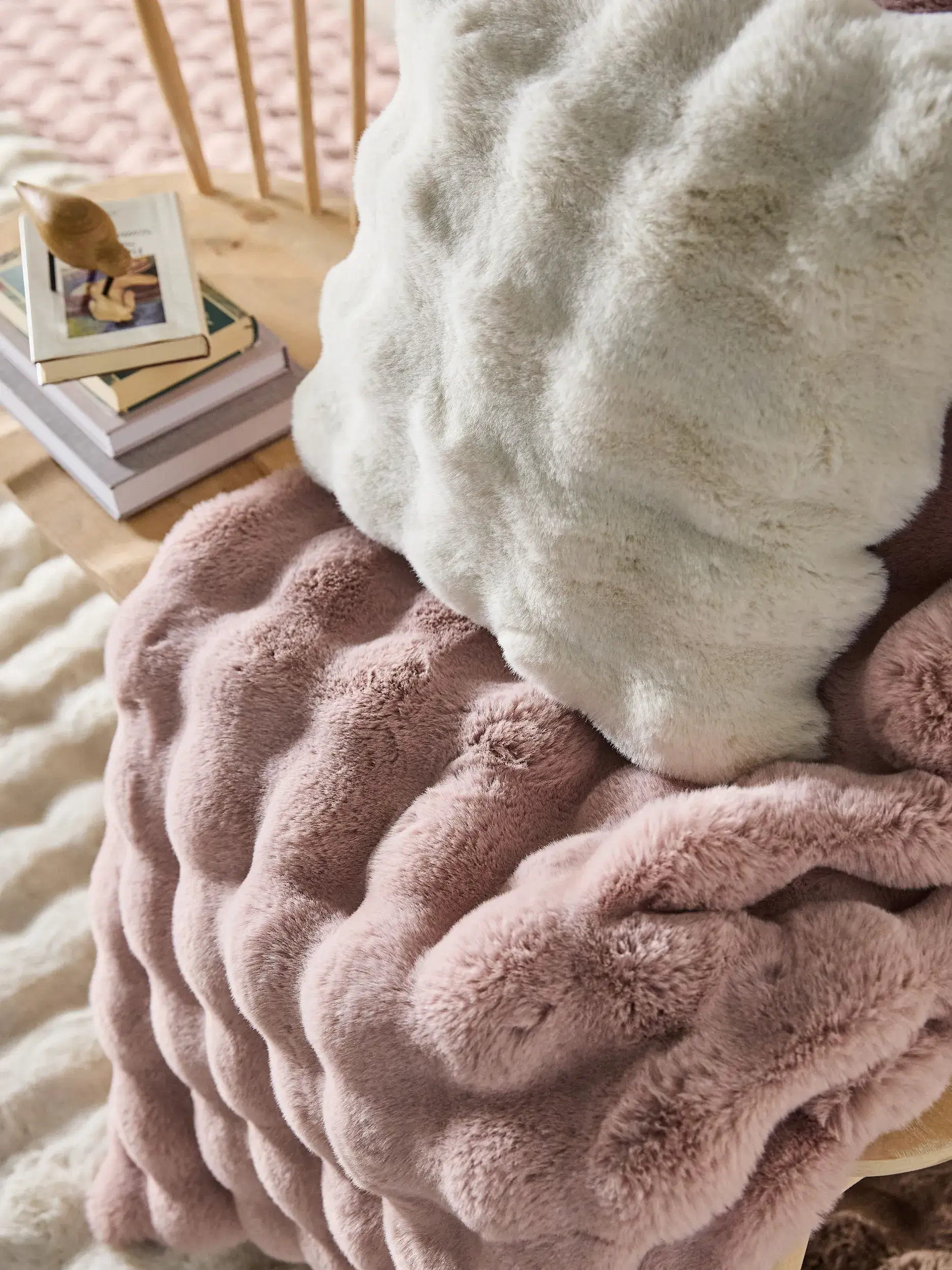 Strop Dave Růžová com design Jednobarevný em 100% polyester da benuta nest