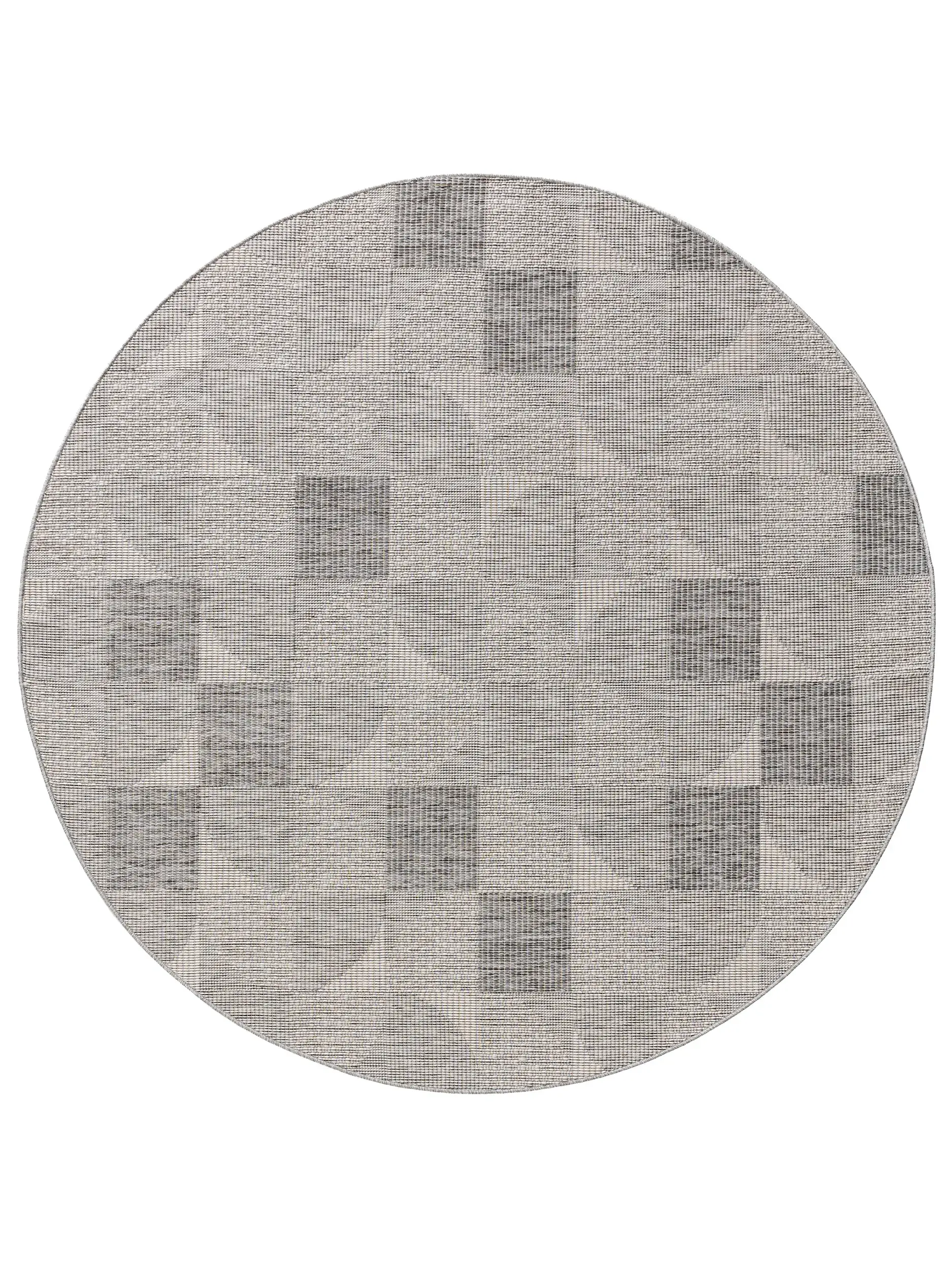 Rug made of 100% Polypropylen in Grey with a 100% Polypropylen high pile by benuta Nest
