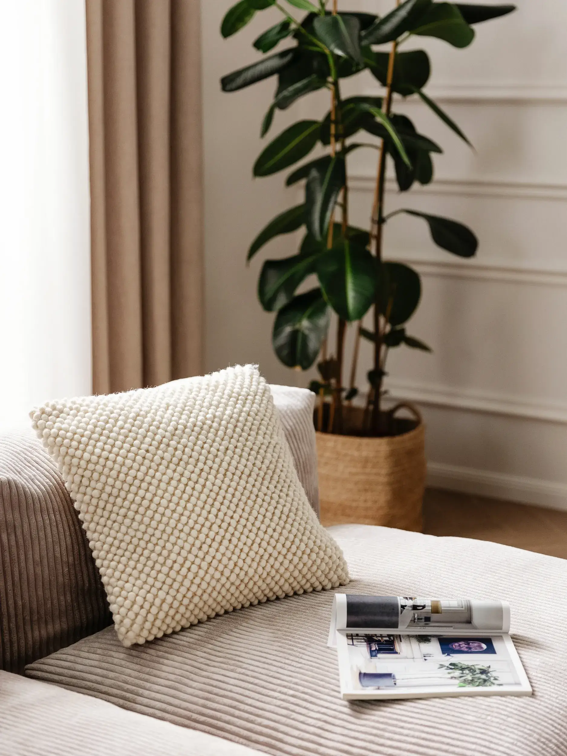 Kussensloop Beads Crème van benuta pure
