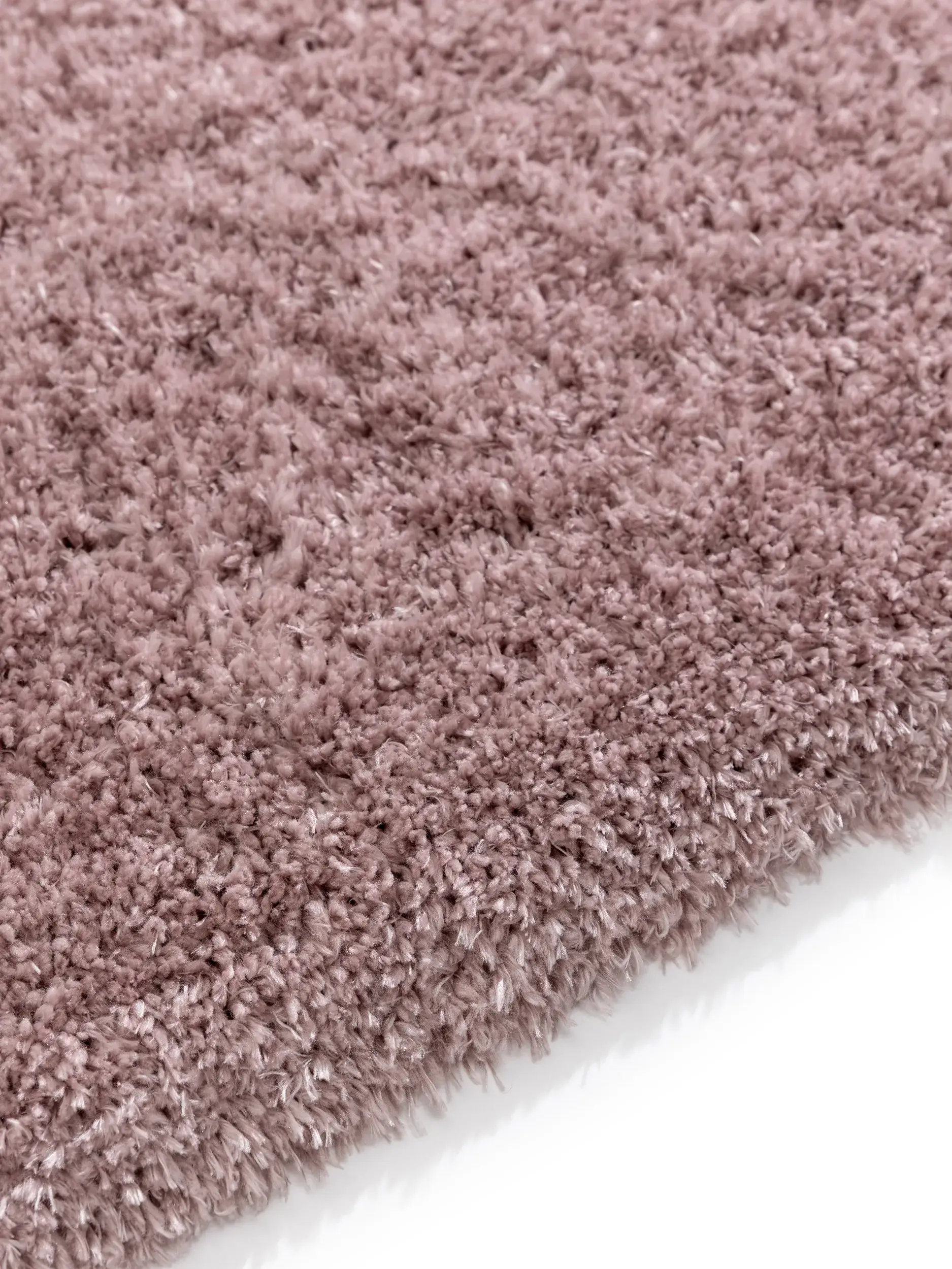 Rug made of 100% Polyester in Pink with a 100% Polyester high pile by benuta Pop