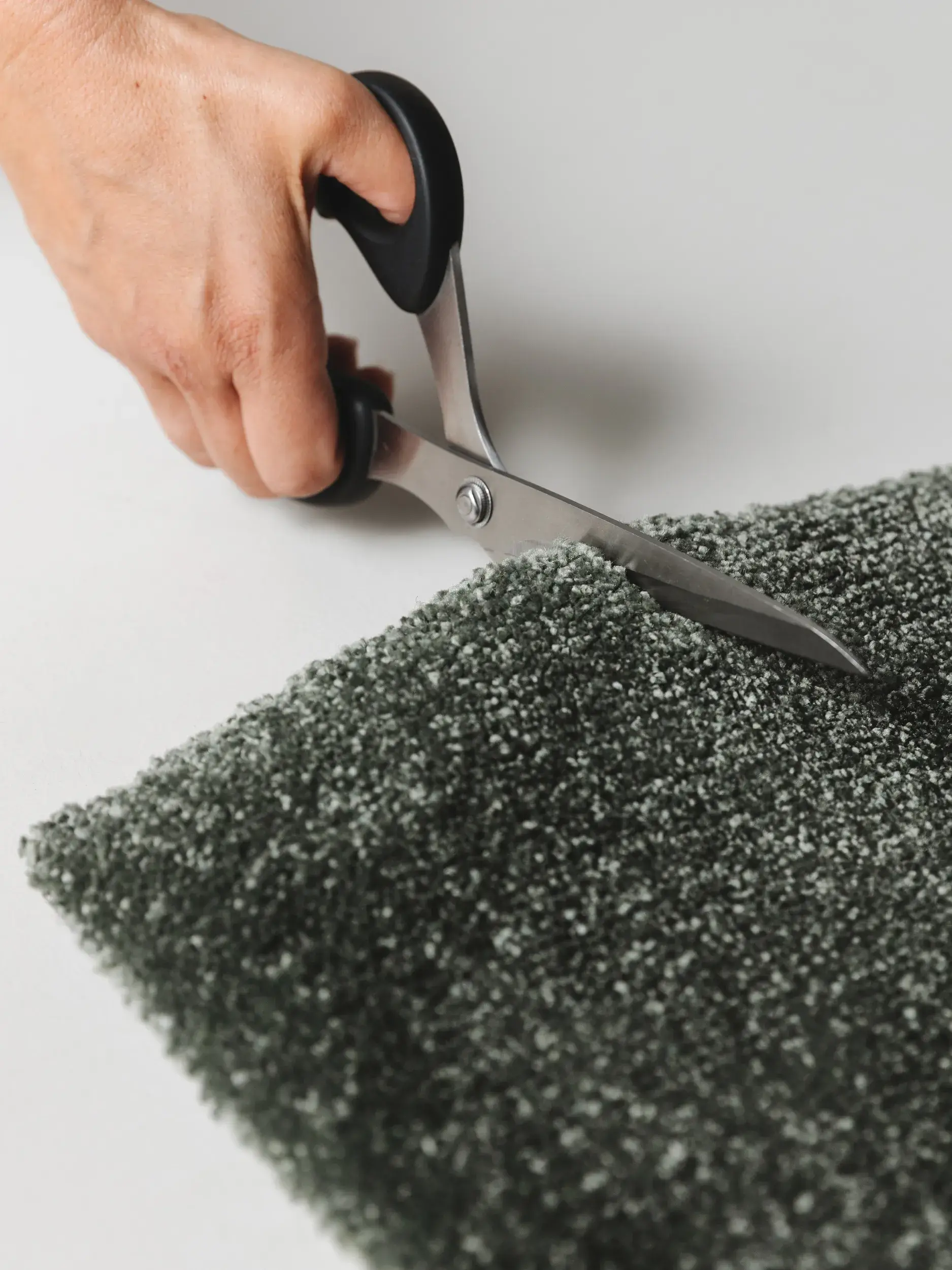 Rug made of 100% Polypropylen in Grün with a 100% Polypropylen high pile by benuta Nest