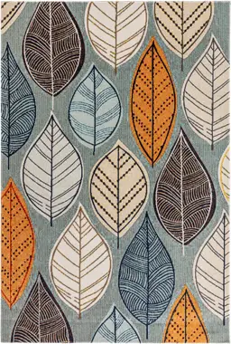 In- & Outdoor Rug Jerry Multicolour/Grey