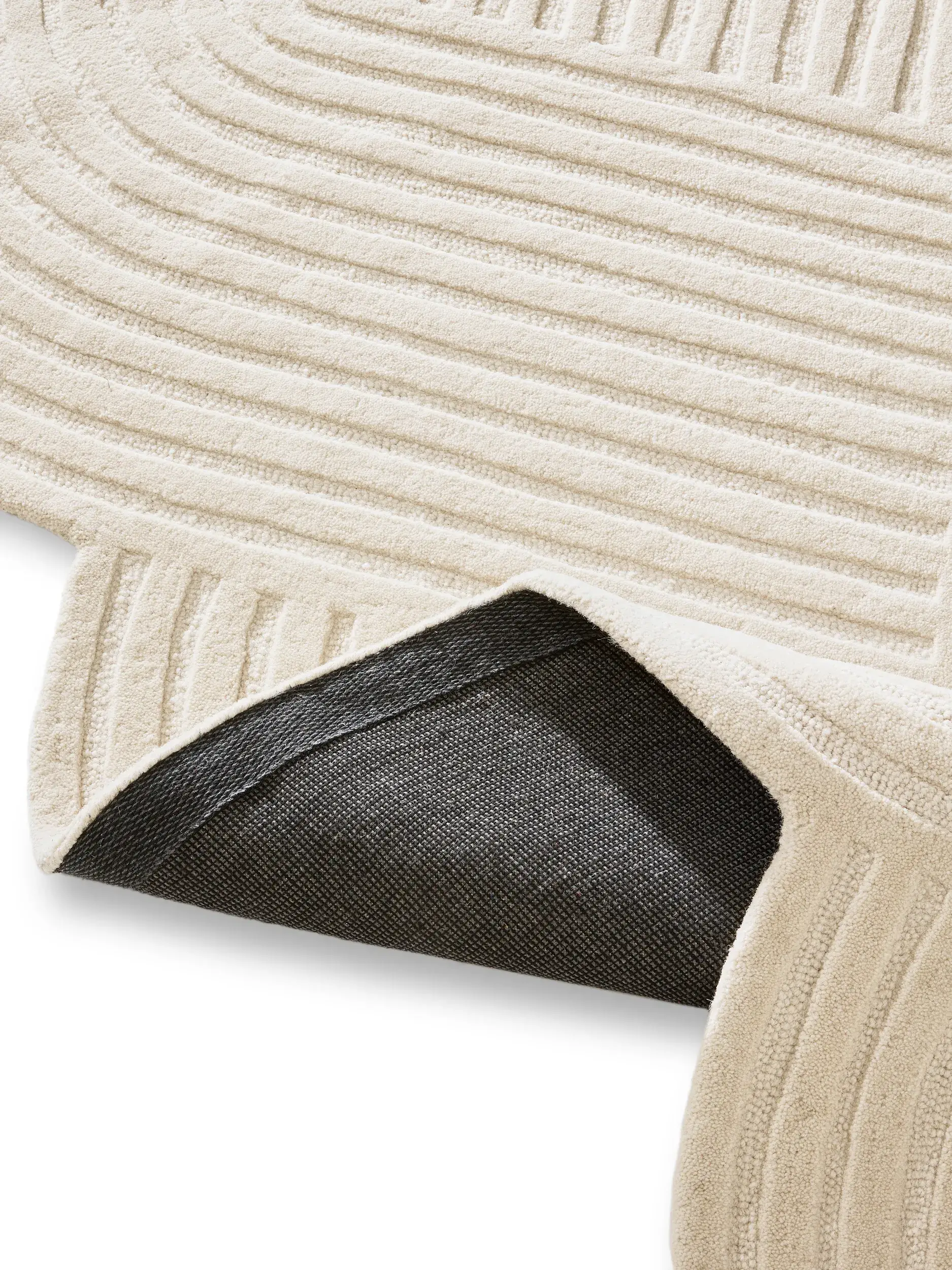 Teppich Nuria aus 100% Wolle in Beige von benuta Pure