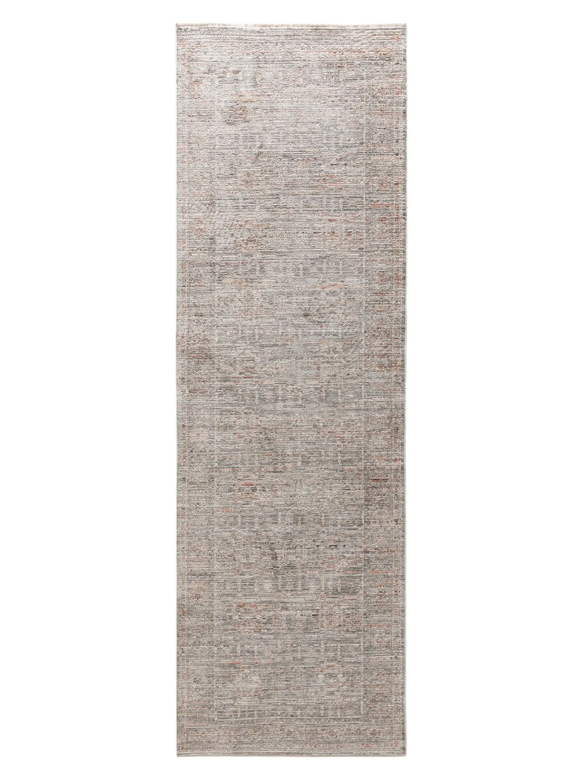 Rug made of 100% Polyester in Grey with a 100% Polyester high pile by benuta Nest
