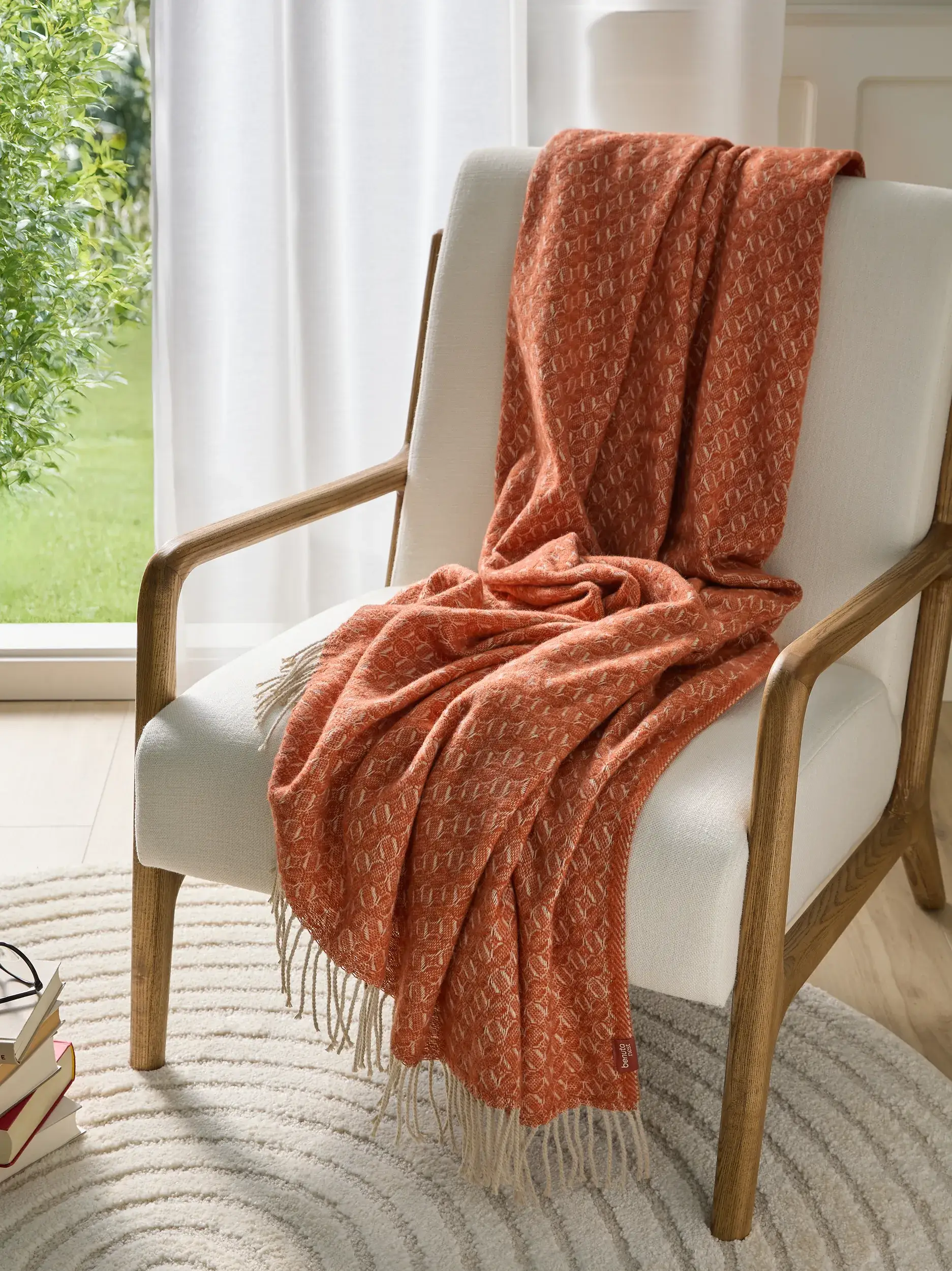 Tæppe Liana Rød fra benuta nest