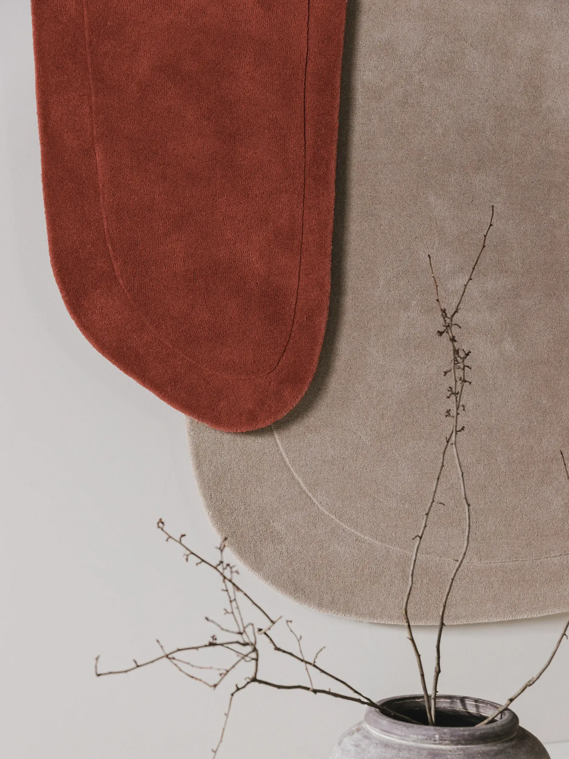 Teppich Shape aus 100% Wolle in  von benuta Pure