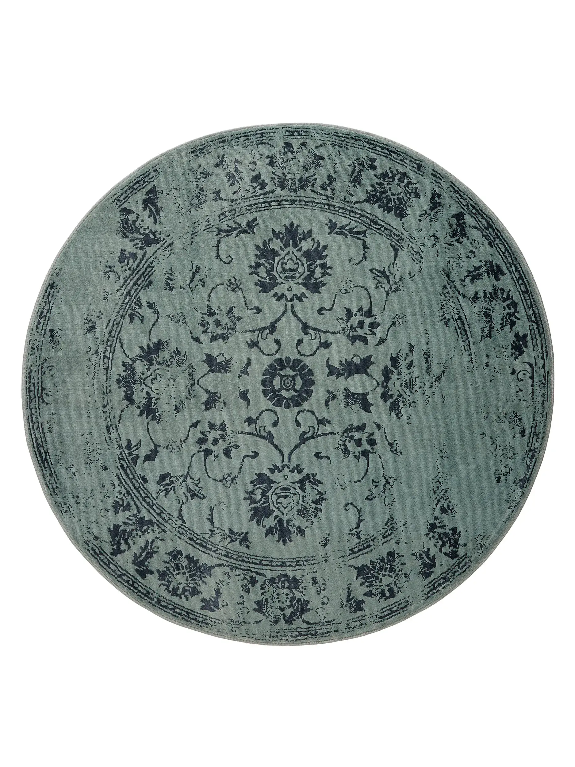 Rug made of 100% Polypropylen in Turquoise with a 100% Polypropylen high pile by benuta Basic