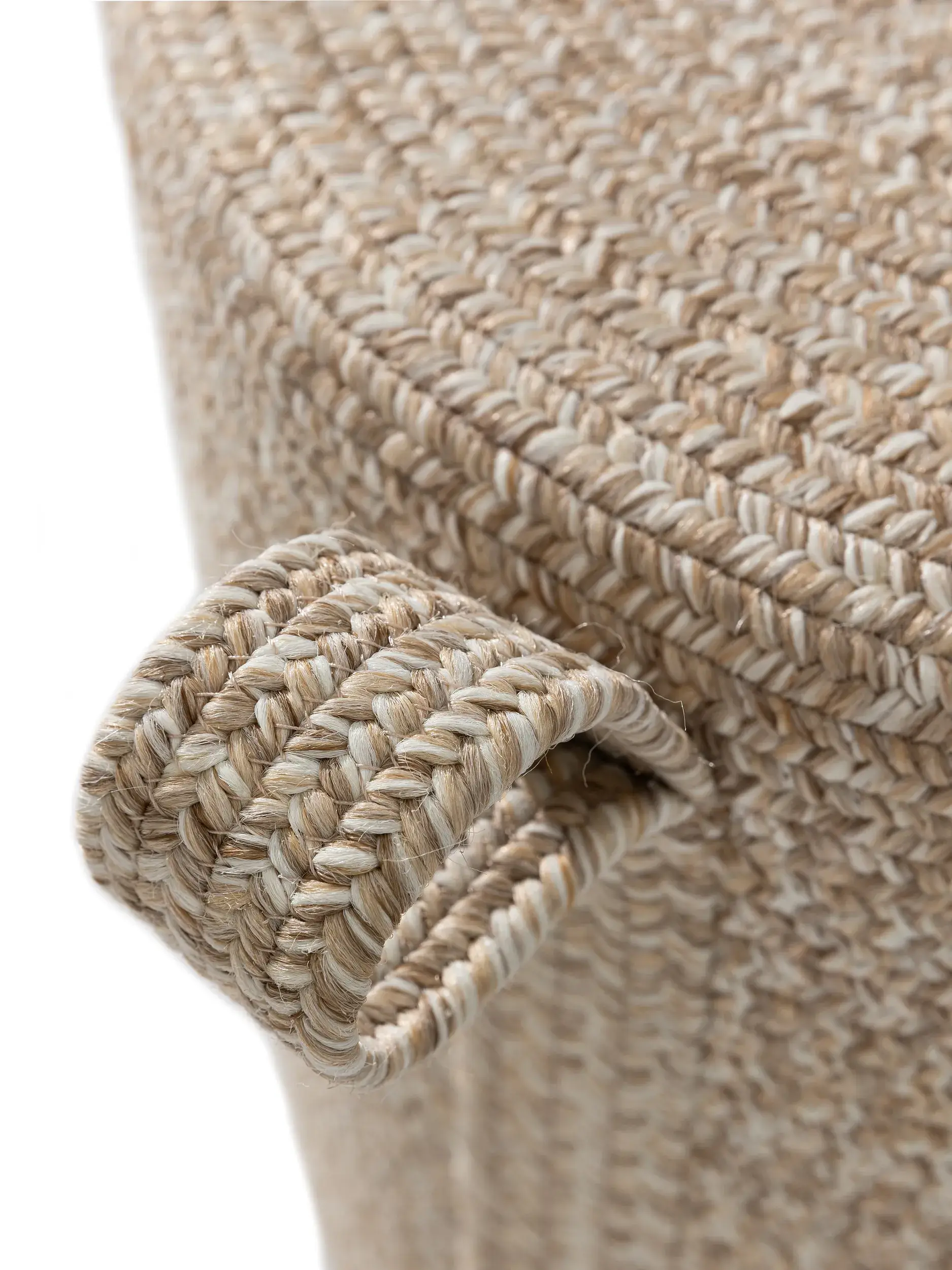 In- & Outdoor Pouf Noe Beige Einfarbig-suunnittelussa, valmistettu 100% polypropeeniaista, benuta Finestin toimesta