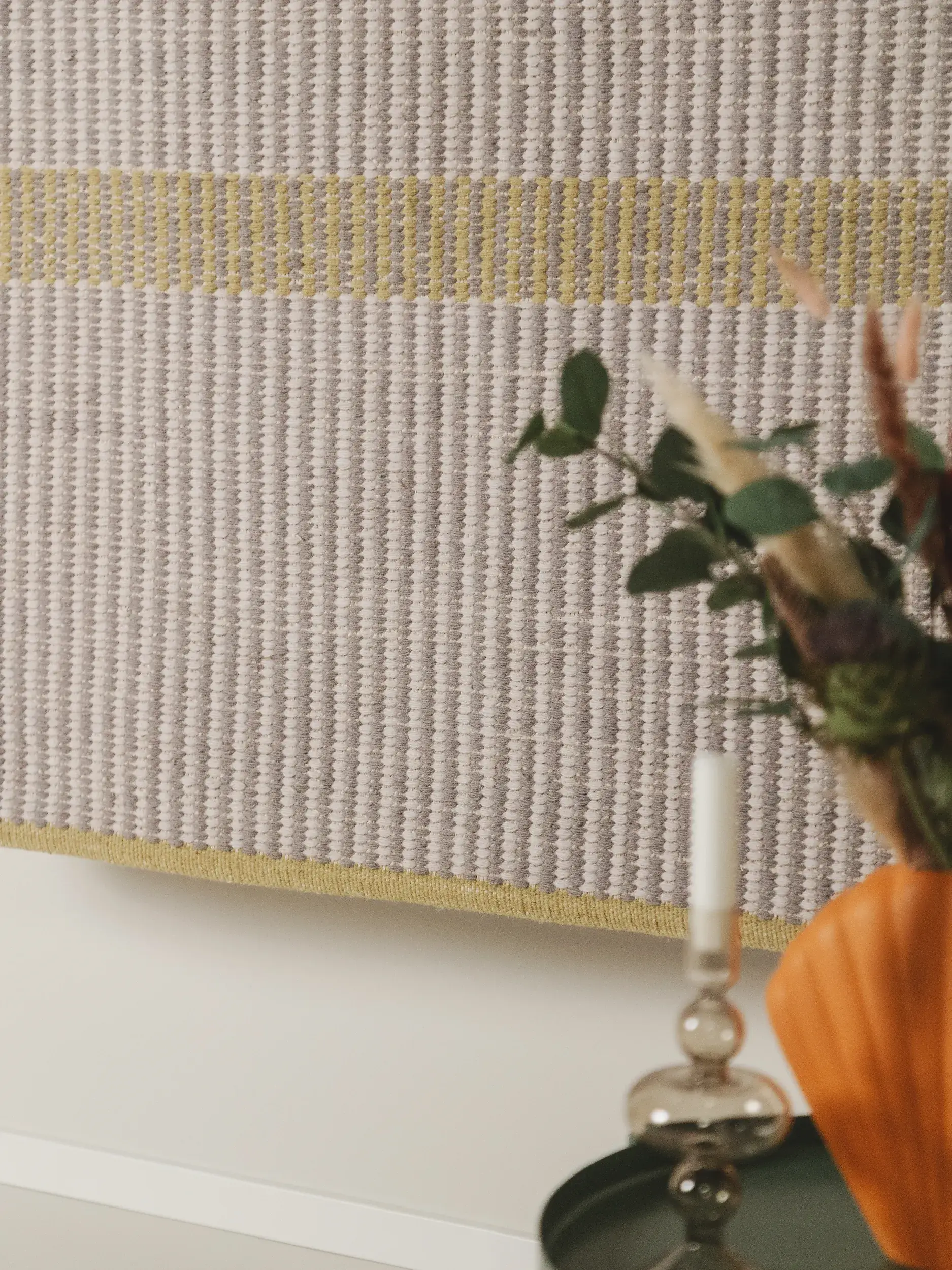 Rug made of 50% Wolle, 50% Cotton in Grün with a 50% Wolle, 50% Cotton high pile by benuta Pop