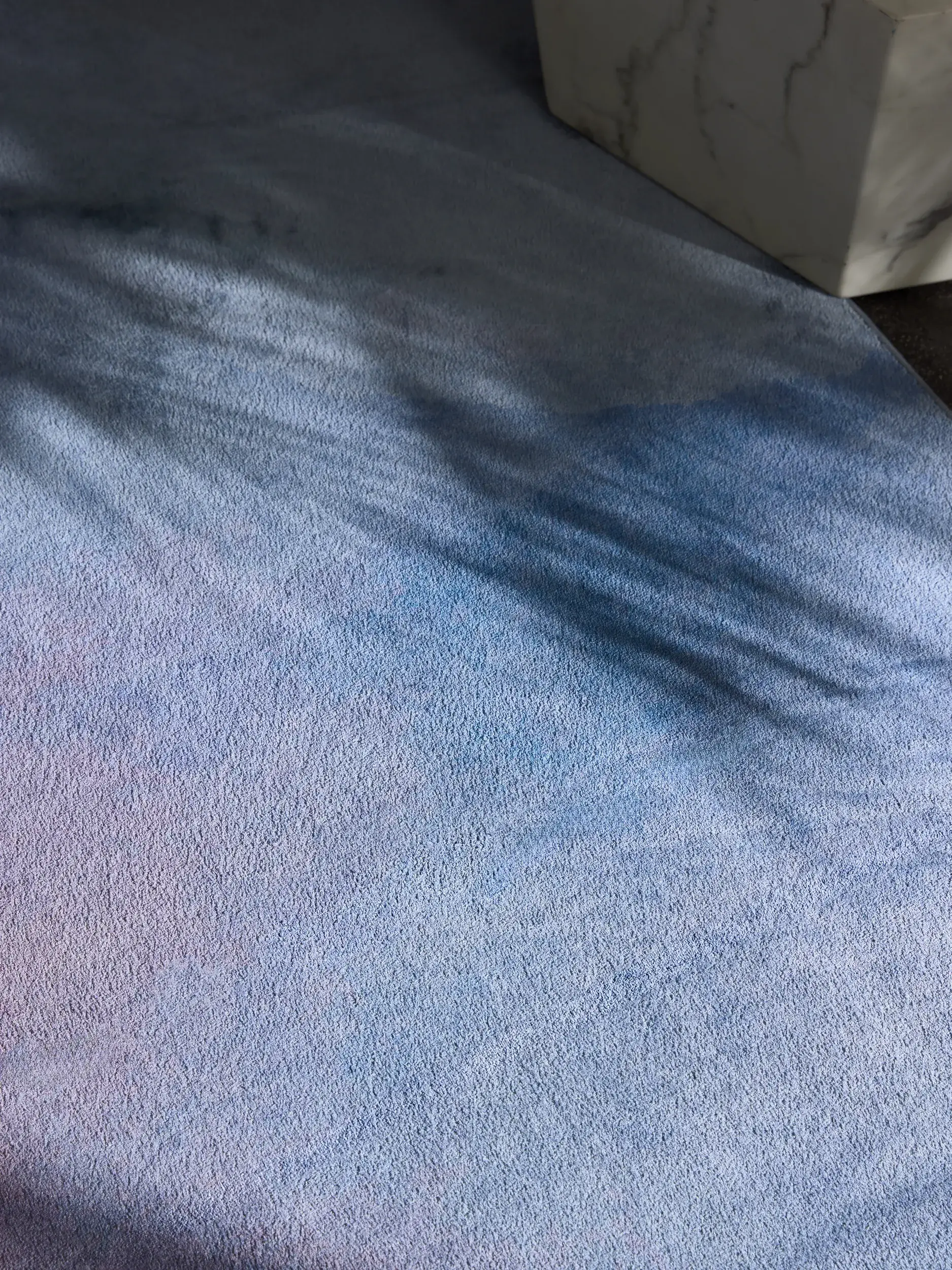 Rug made of 100% Polyester in Grey with a 100% Polyester high pile by benuta Pop