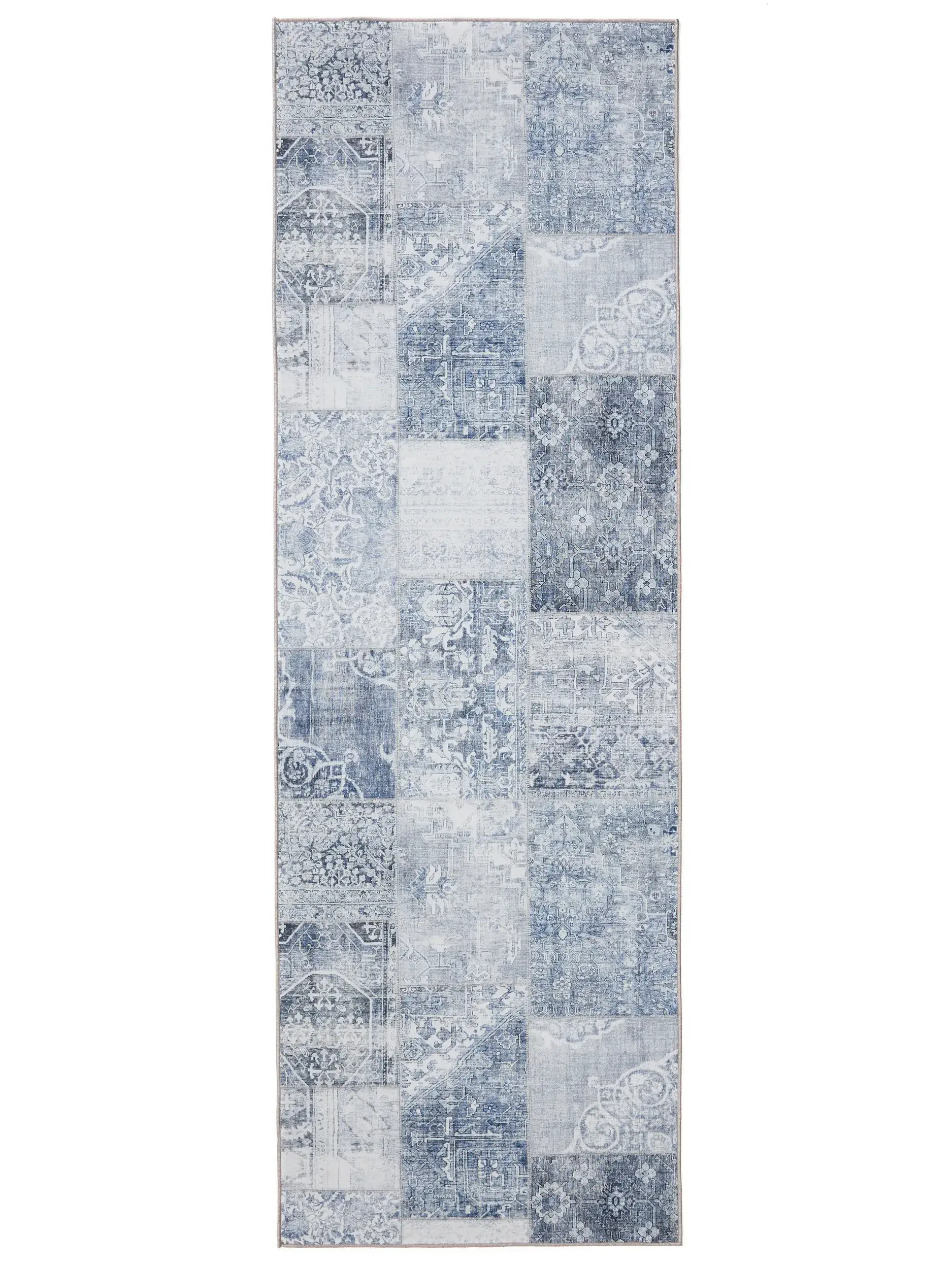 Tapete de 100% Polyester em Blau com pelo de 100% Polyester de altura da benuta Basic