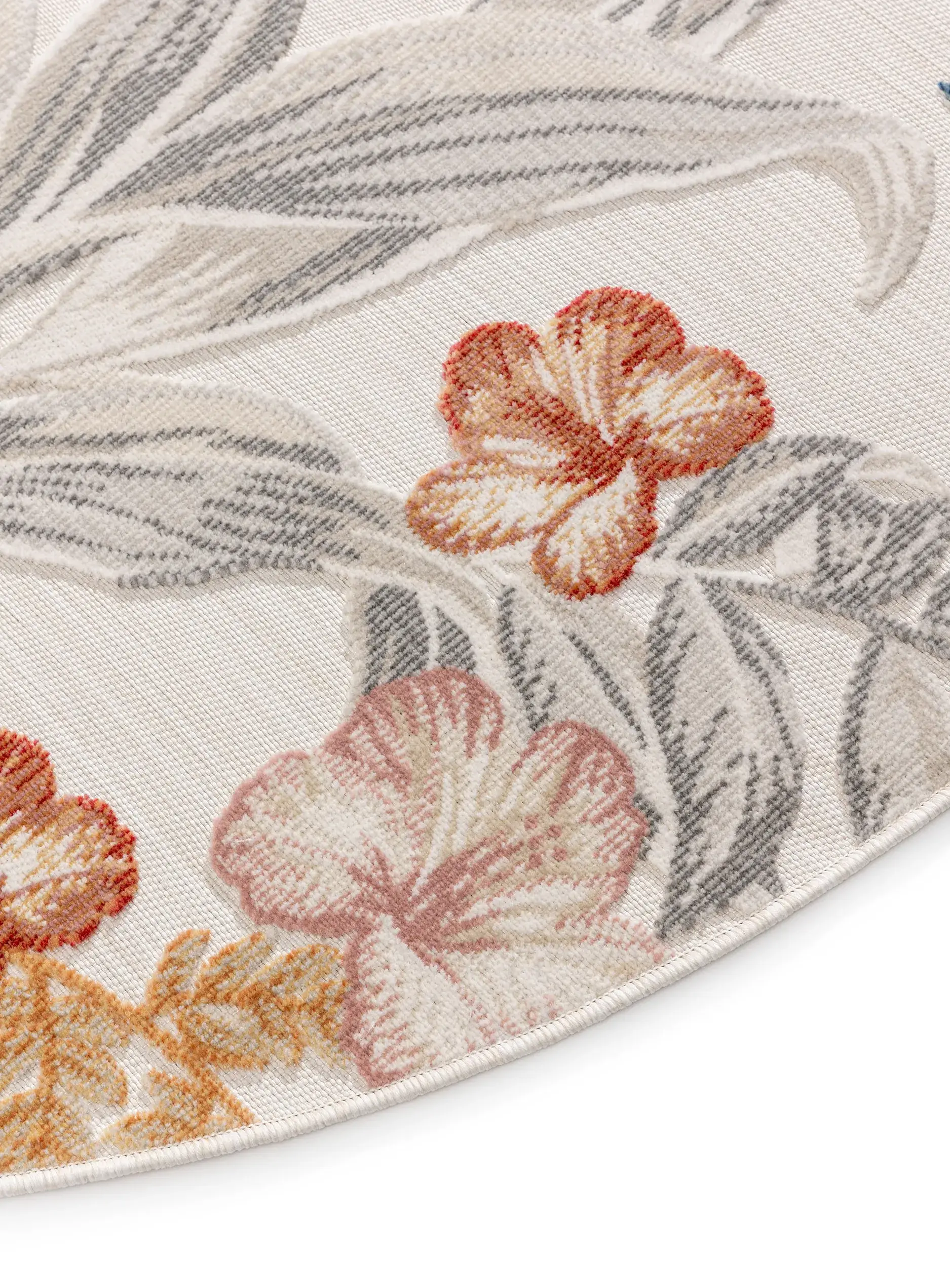 Rug made of 100% Polypropylen in Multicolour with a 100% Polypropylen high pile by benuta Basic