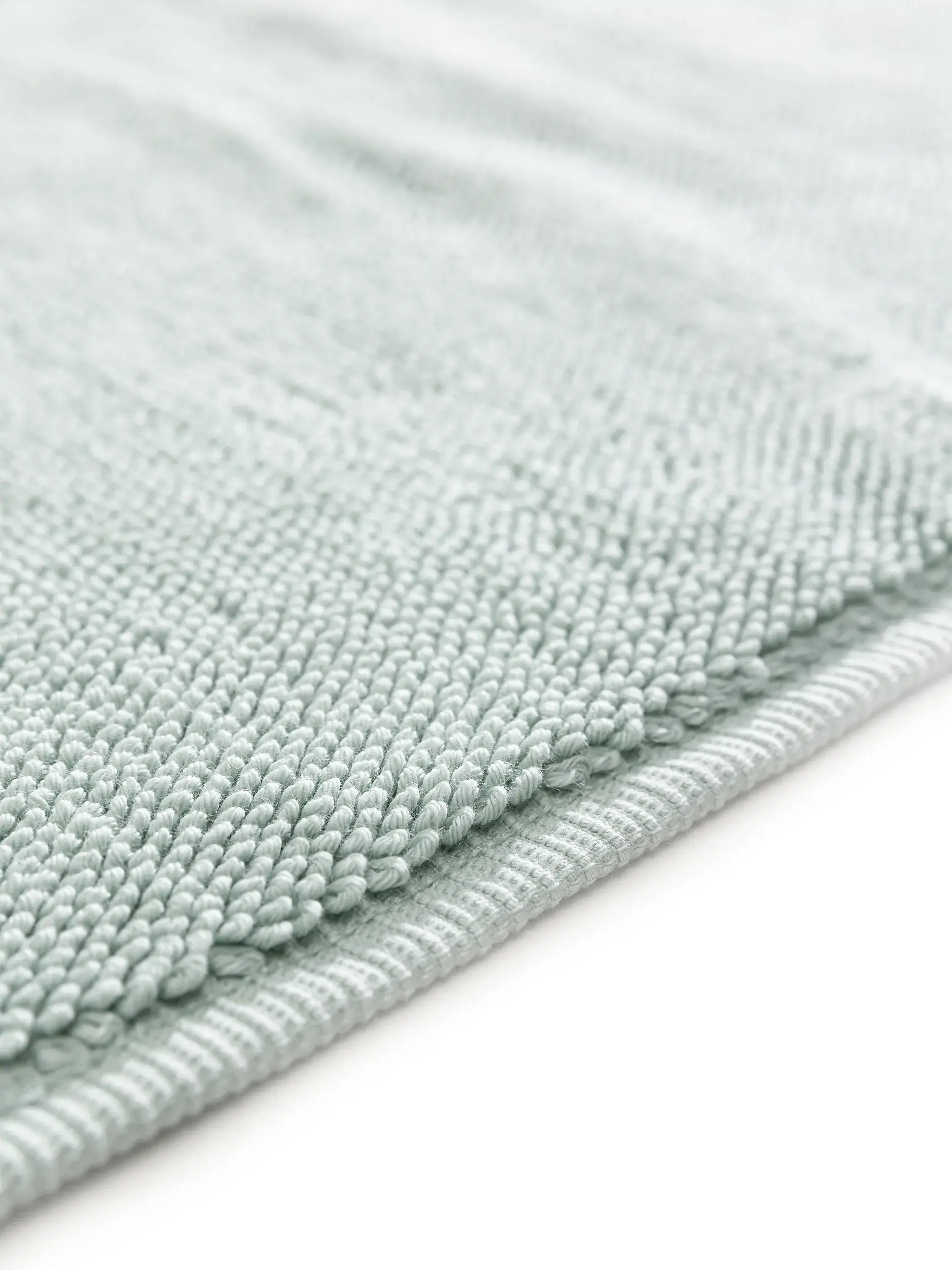 Badematte Ole Mint im Design Einfarbig aus 100% Baumwolle von benuta Nest