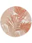 Tapis d'extérieur & intérieur rond Cleo Orange