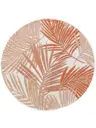 In- & Outdoor-Teppich rund Cleo Orange